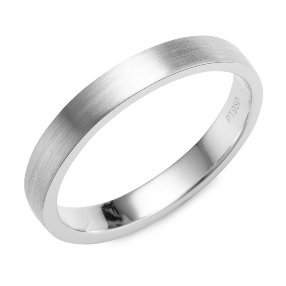 PLATINITY Ring mattiert/poliert mind. 4,4g Platin 950