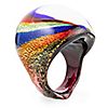 MURANO DI FRANCESCA Ring Muranoglas Rainbow handgefertigt, 1 of 3