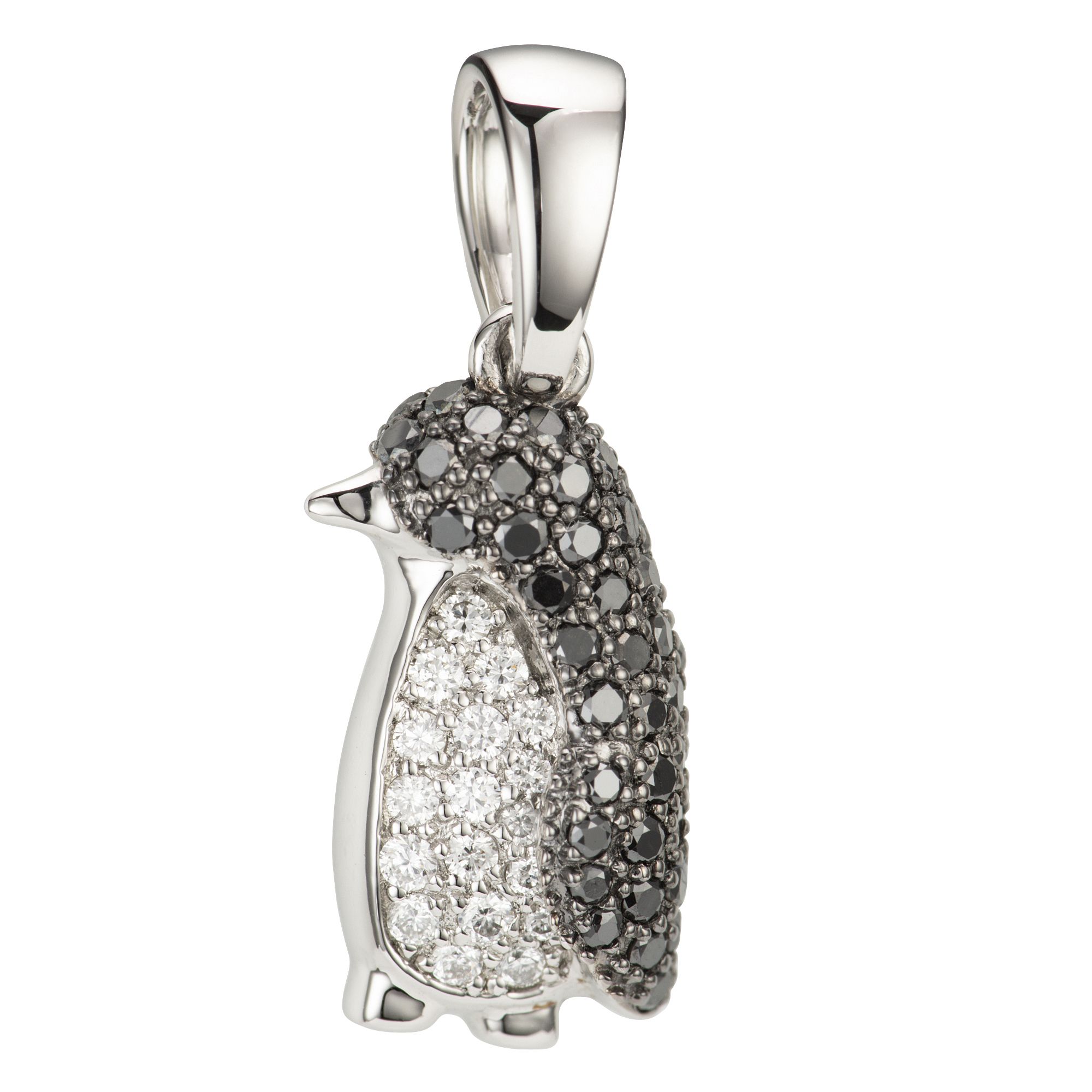 PLATINITY Pinguin-Anhänger 72 Brillanten zus. ca. 0,35ct Platin 950