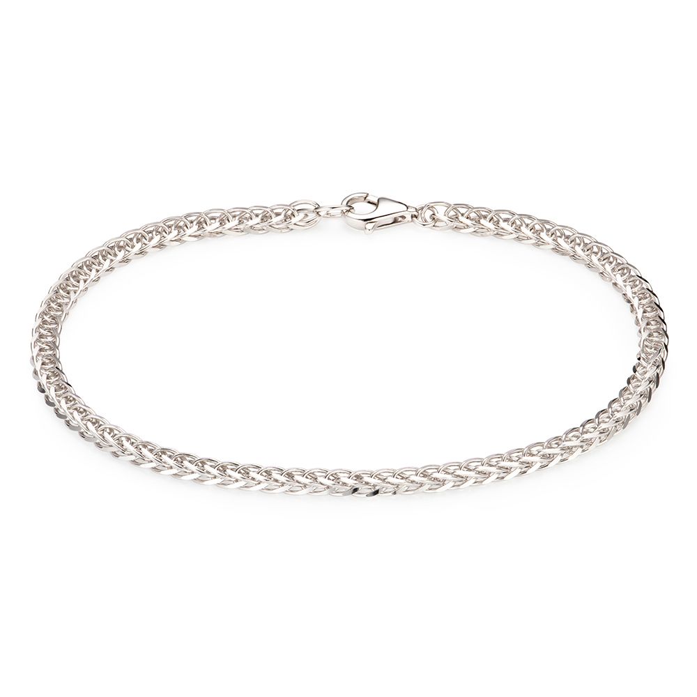 PLATINITY Zopfarmband poliert mind. 7,0g Platin 950