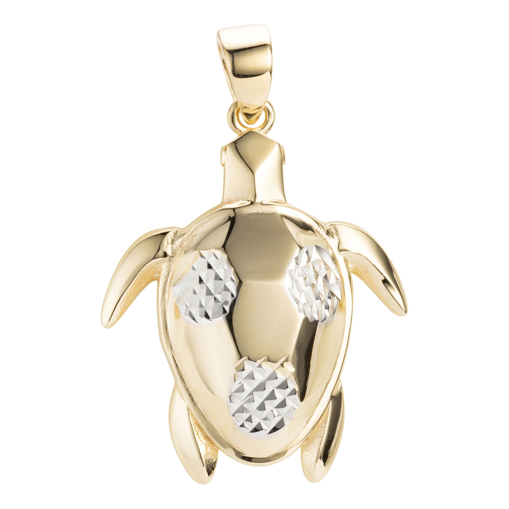 GOLDRAUSCH Anhänger poliert/diamantiert mind. 1,6g Gold 375