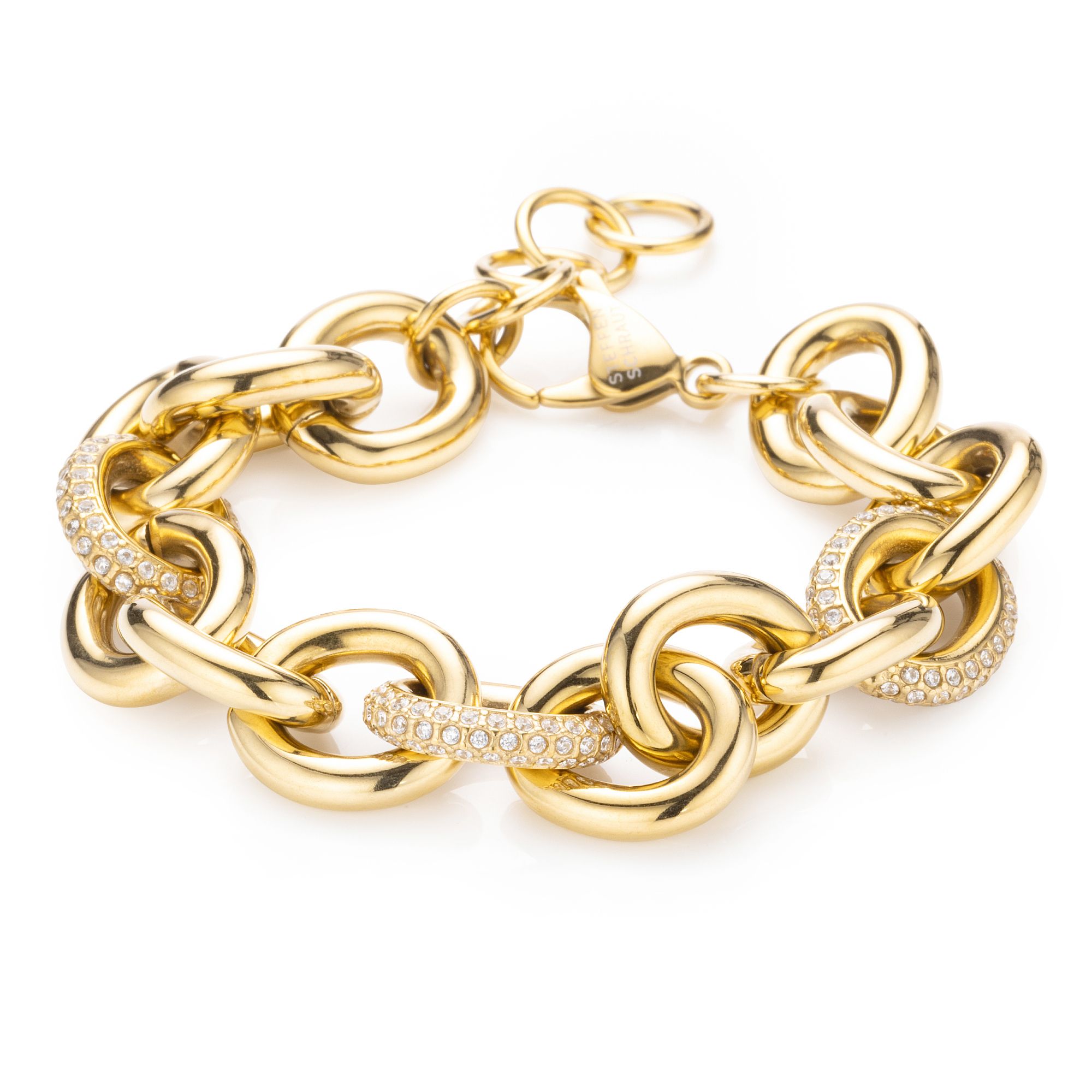 STEFFEN SCHRAUT Armband Länge ca. 18+3cm poliert Edelstahl