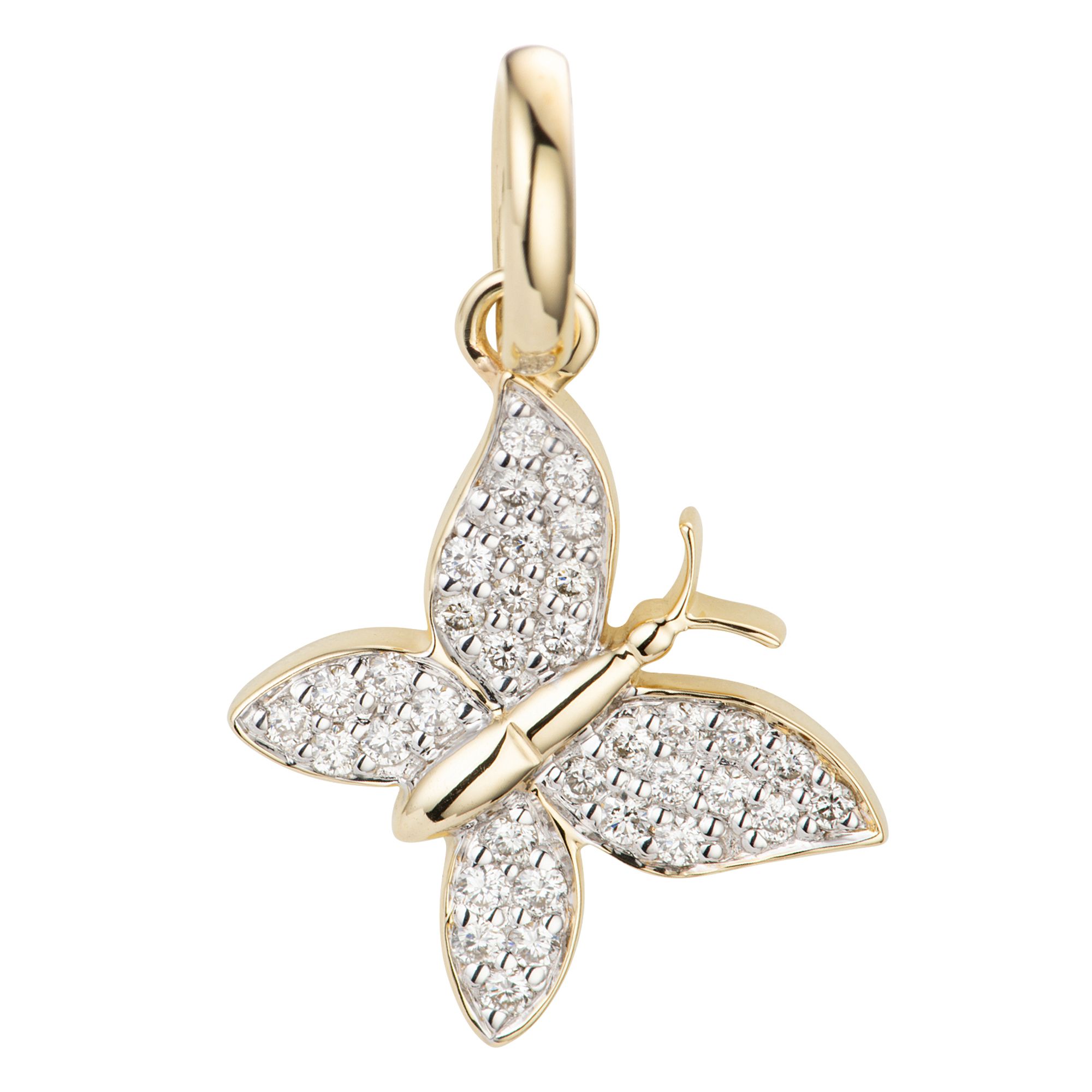 CANADIAN DIAMONDS Anhänger 34 Brillanten zus. ca. 0,17ct Gold 585