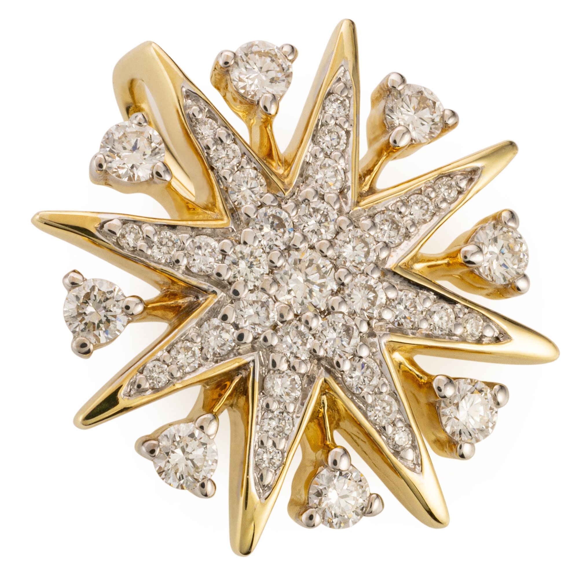 DIAMOUR Anhänger 41 Brillanten zus. ca. 0,34ct Gold 375