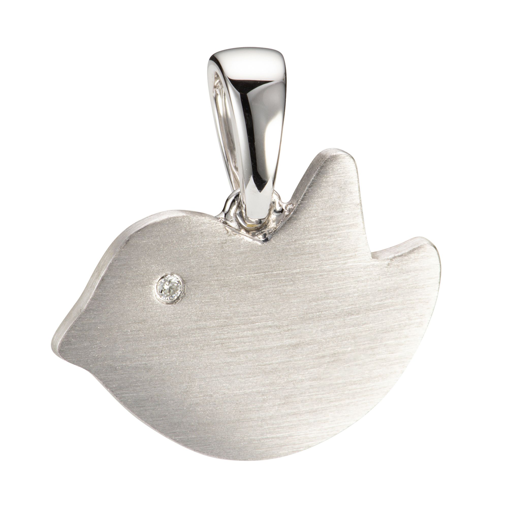 PLATINITY Spatz-Anhänger 1 Brillant ca. 0,005ct Platin 950
