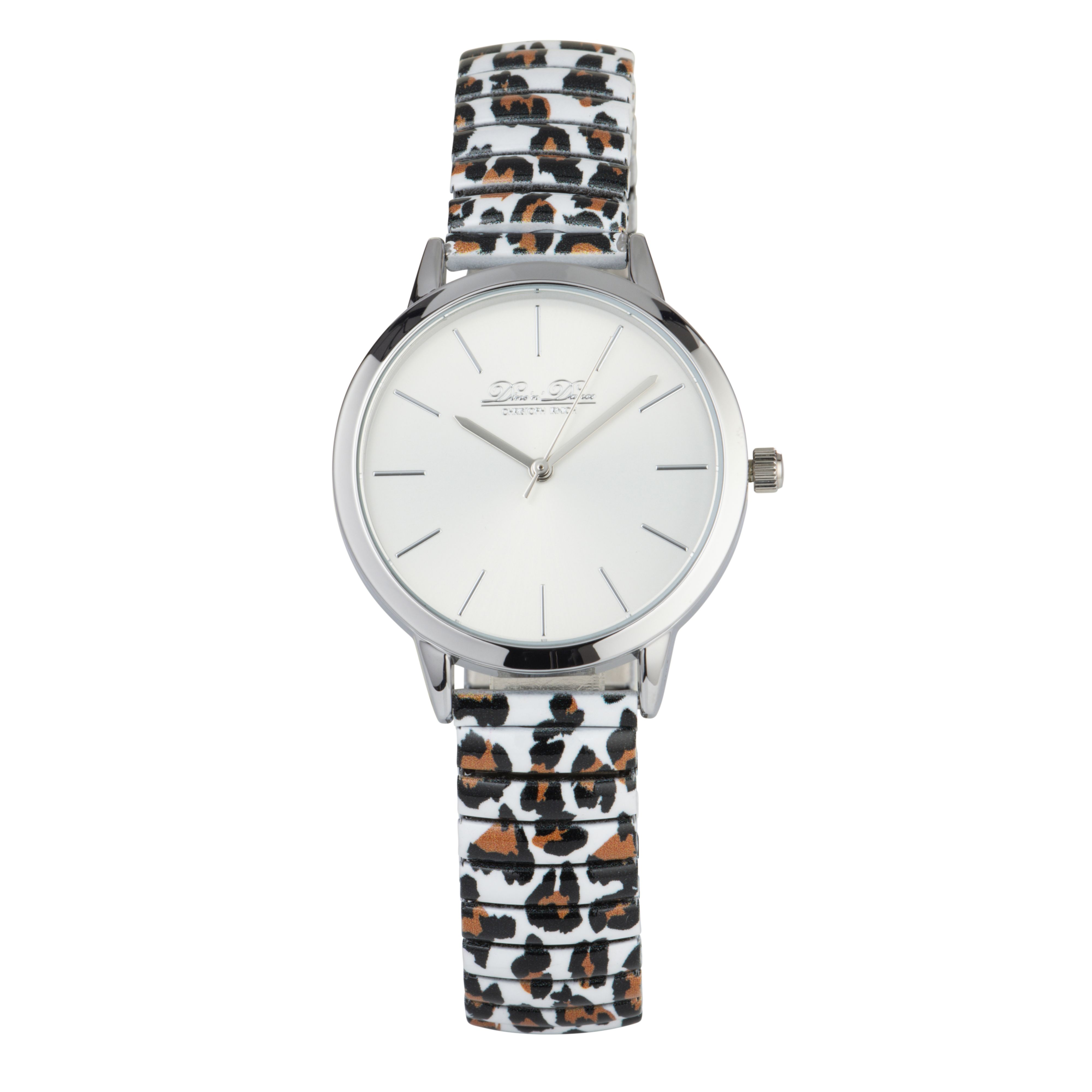 DINE 'N' Dance Damenuhr Quarzwerk flexibel Metallband