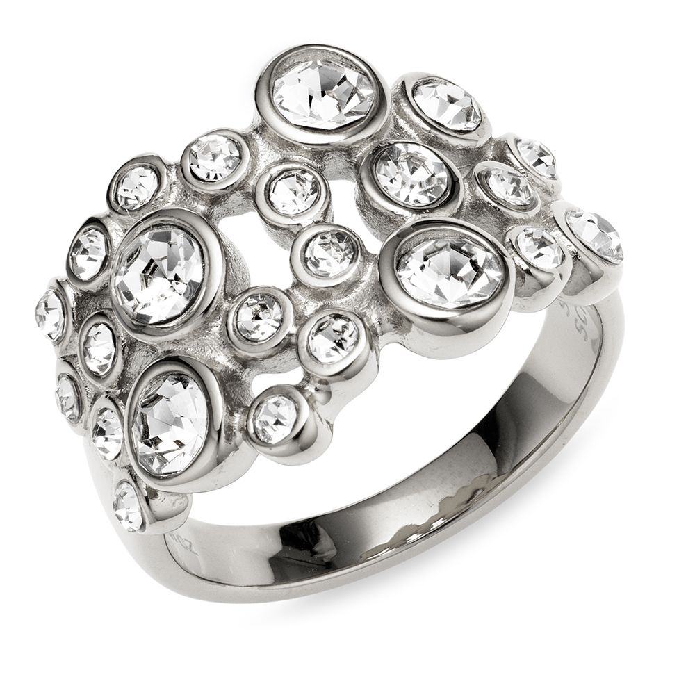 STEFFEN SCHRAUT Ring 23 Zirkonia poliert Edelstahl