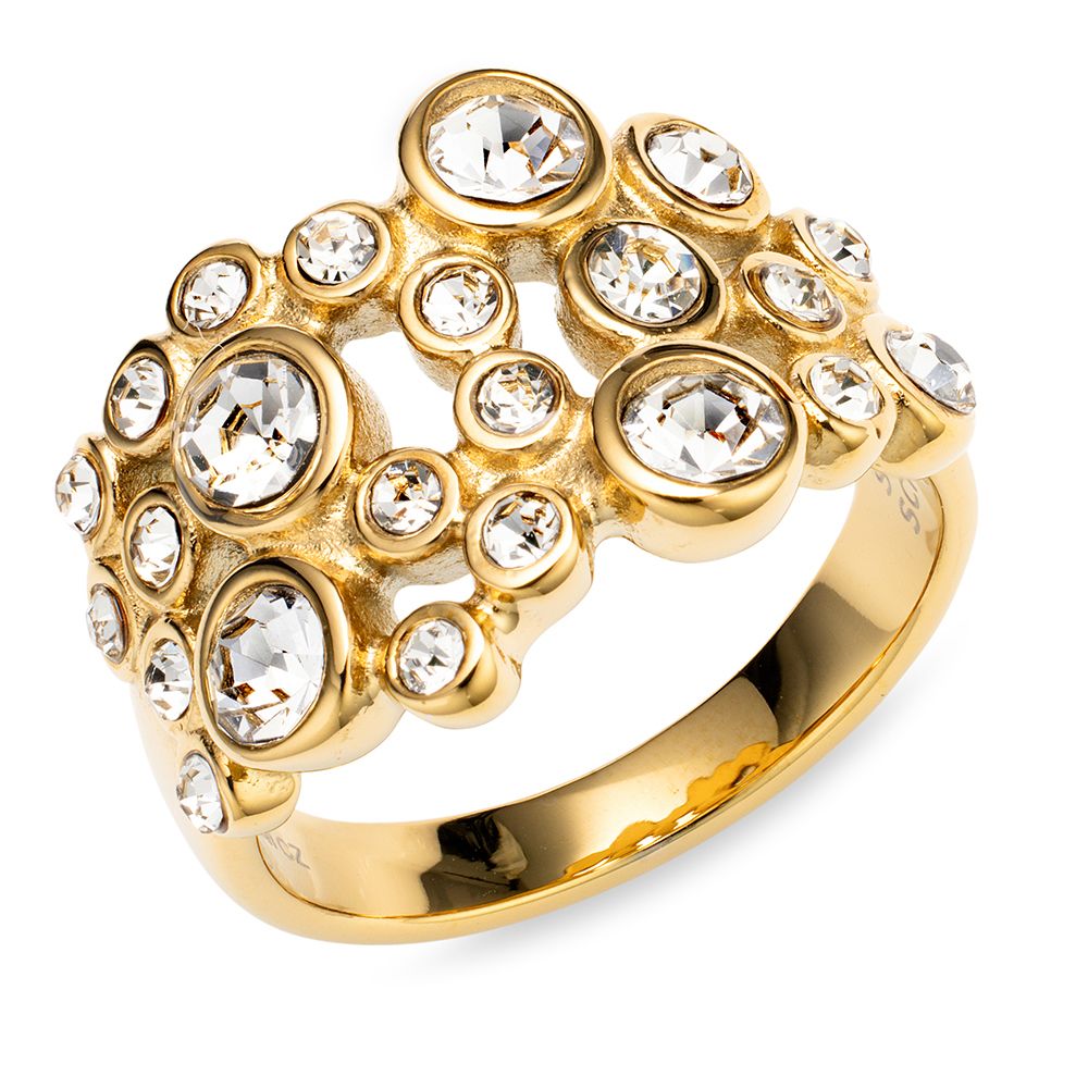 STEFFEN SCHRAUT Ring 23 Zirkonia poliert Edelstahl