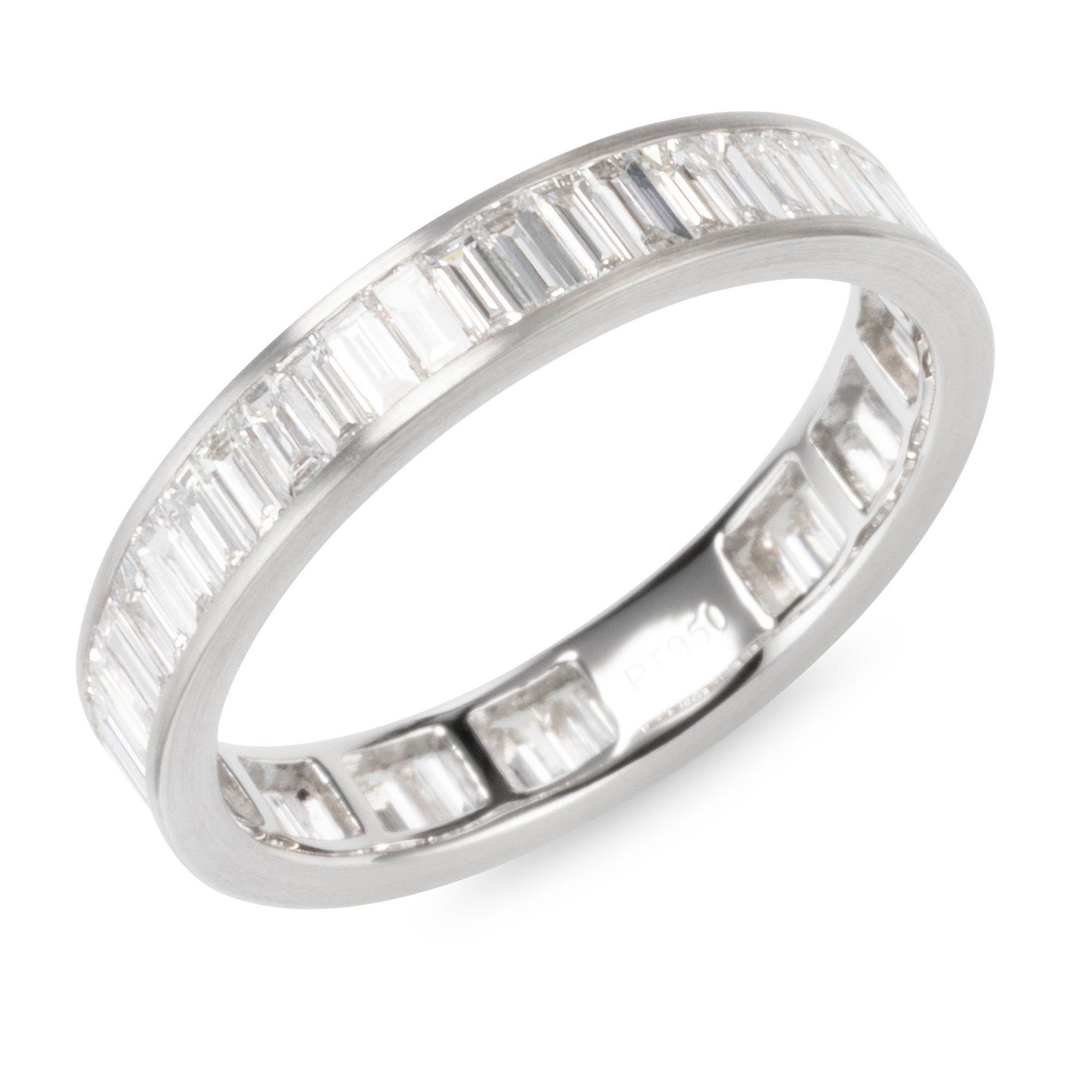 PLATINITY Eternity-Ring mind. 49 Diamanten zus. ca. 1,80ct Platin 950