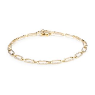 DIAMOUR Armband 246 Diamanten zus. ca. 0,50ct Gold 375