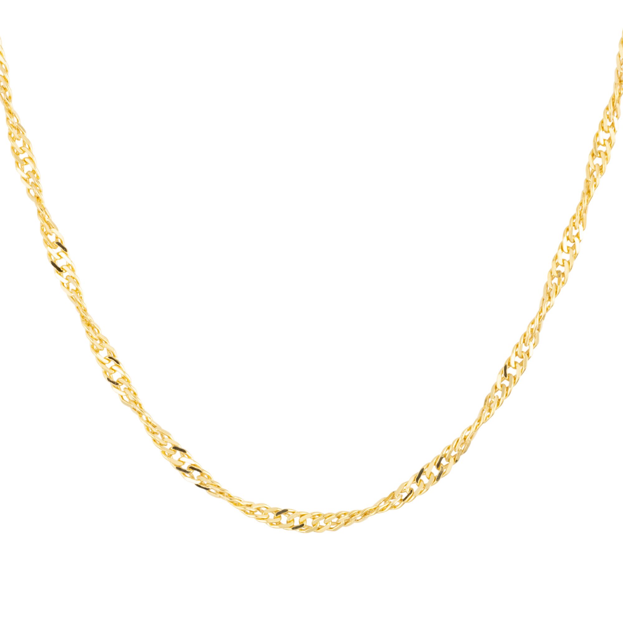 Singapurkette Länge ca. 45cm 2,7mm Silber 925