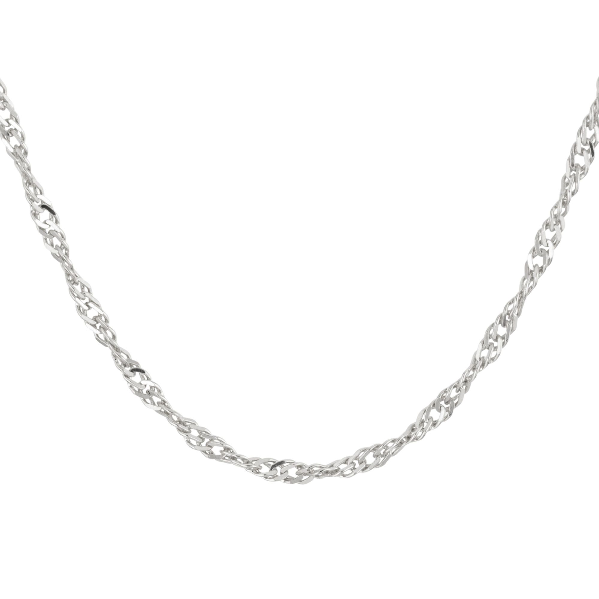 Singapurkette Länge ca. 50cm 2,7mm Silber 925