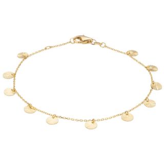 GOLDRAUSCH Plättchen-Armband diamantiert mind. 1,2g Gold 585