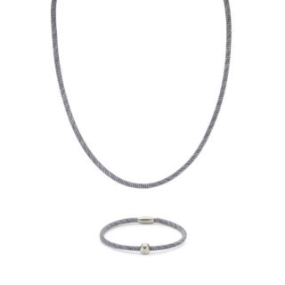 PLATINITY Anhänger mit Nylonarmband Edelstein Platin 950