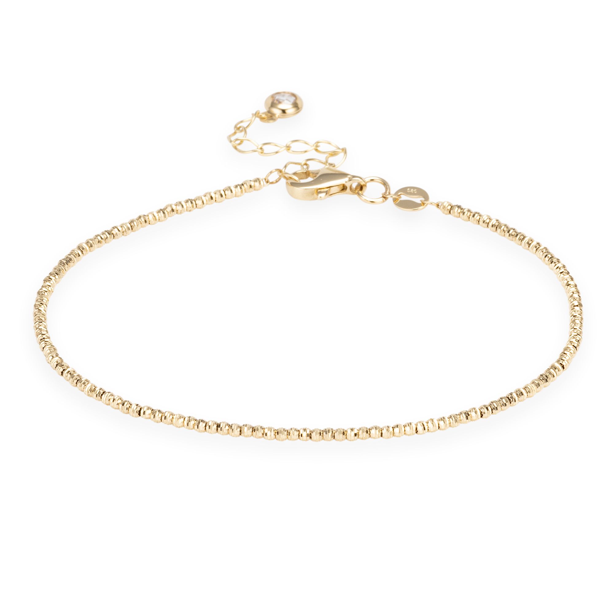 GOLDRAUSCH Kugelarmband diamantiert mind. 2g Gold 585