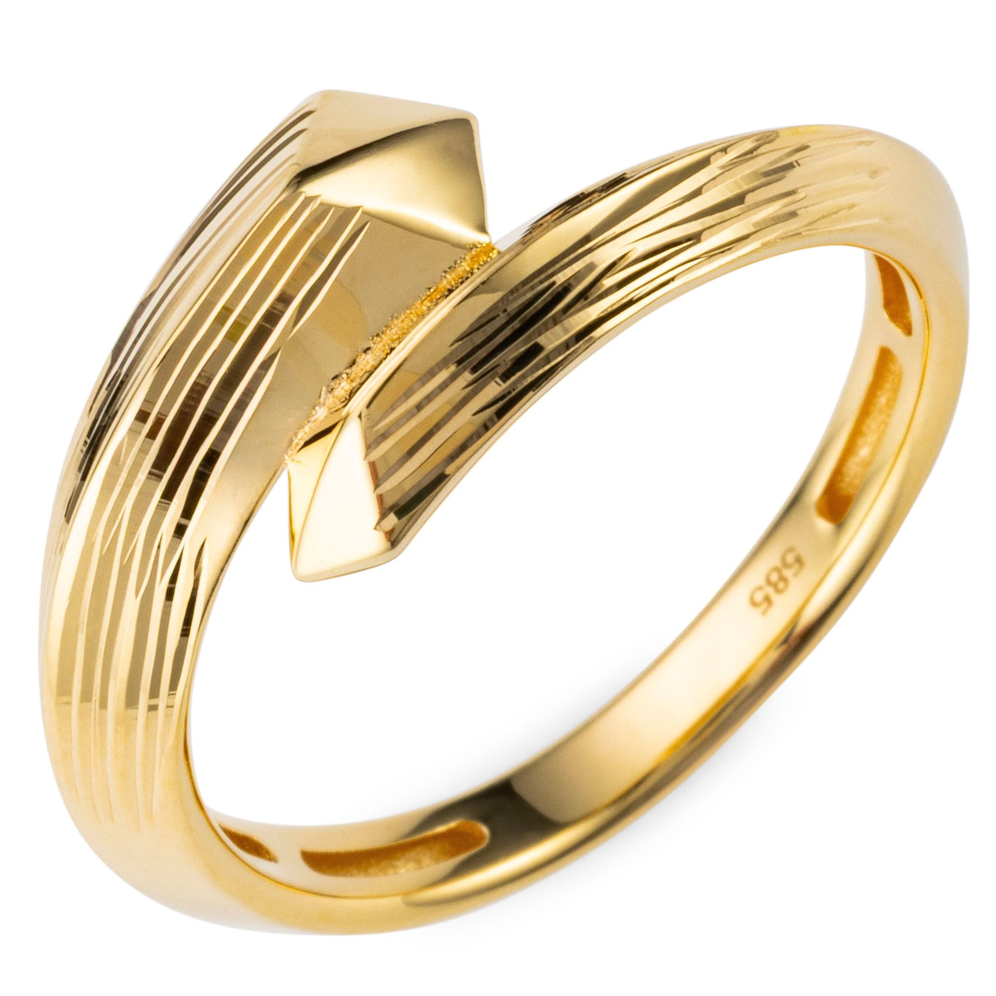 GOLDSCHMUCK FÜR MICH Ring poliert mind. 2g Gold 585