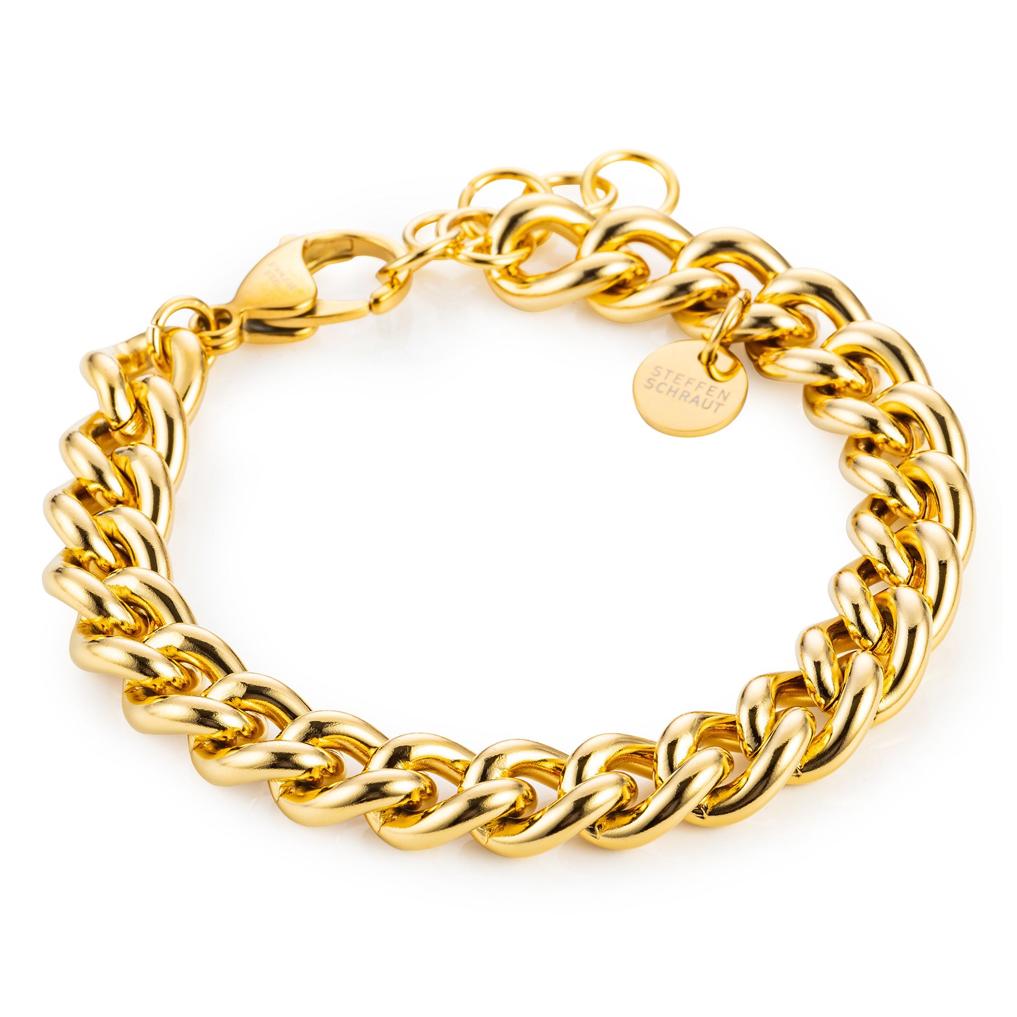 STEFFEN SCHRAUT Armband Länge ca. 19+3cm poliert Edelstahl