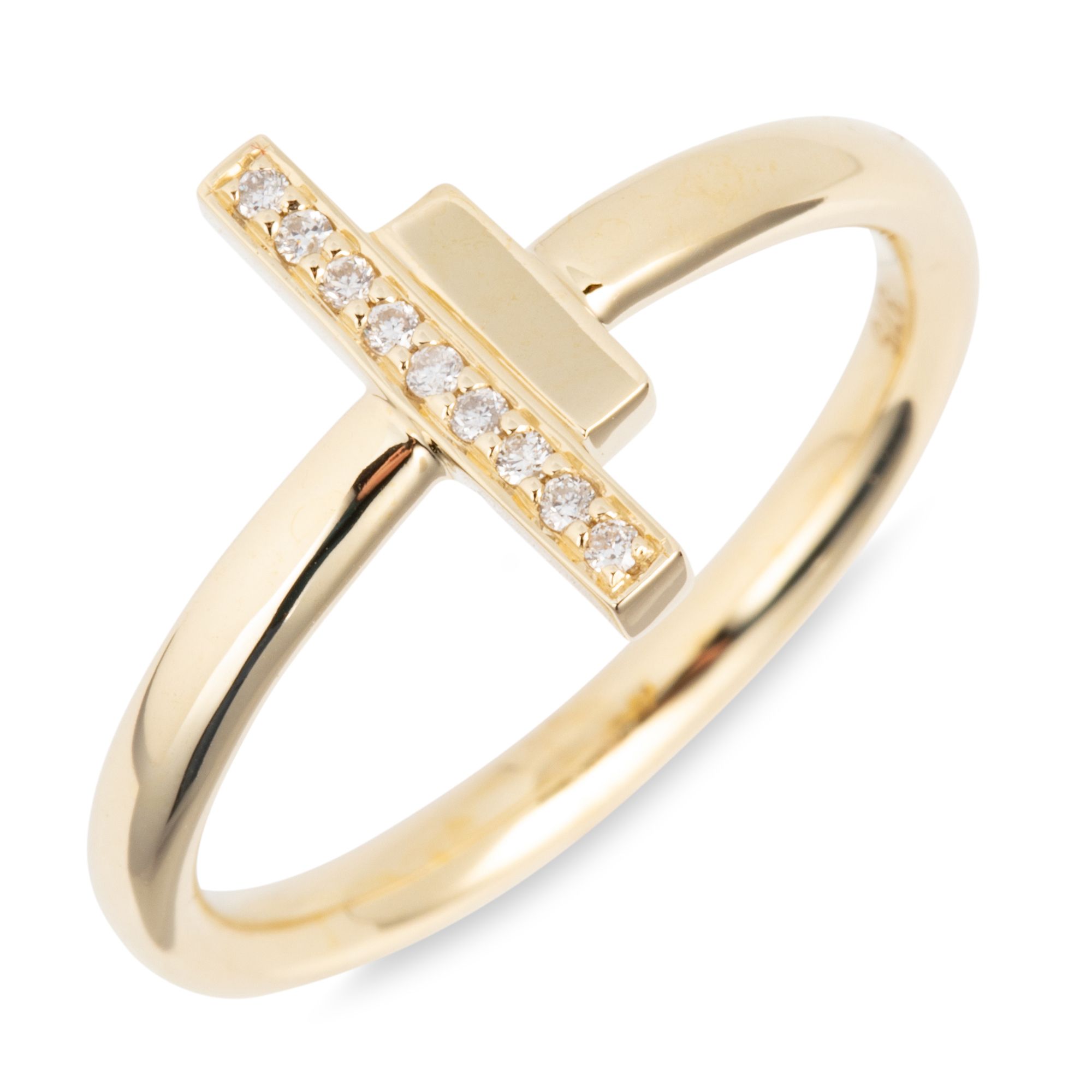 MY DIAMOND Ring 9 Brillanten zus. ca. 0,06ct Gold 375