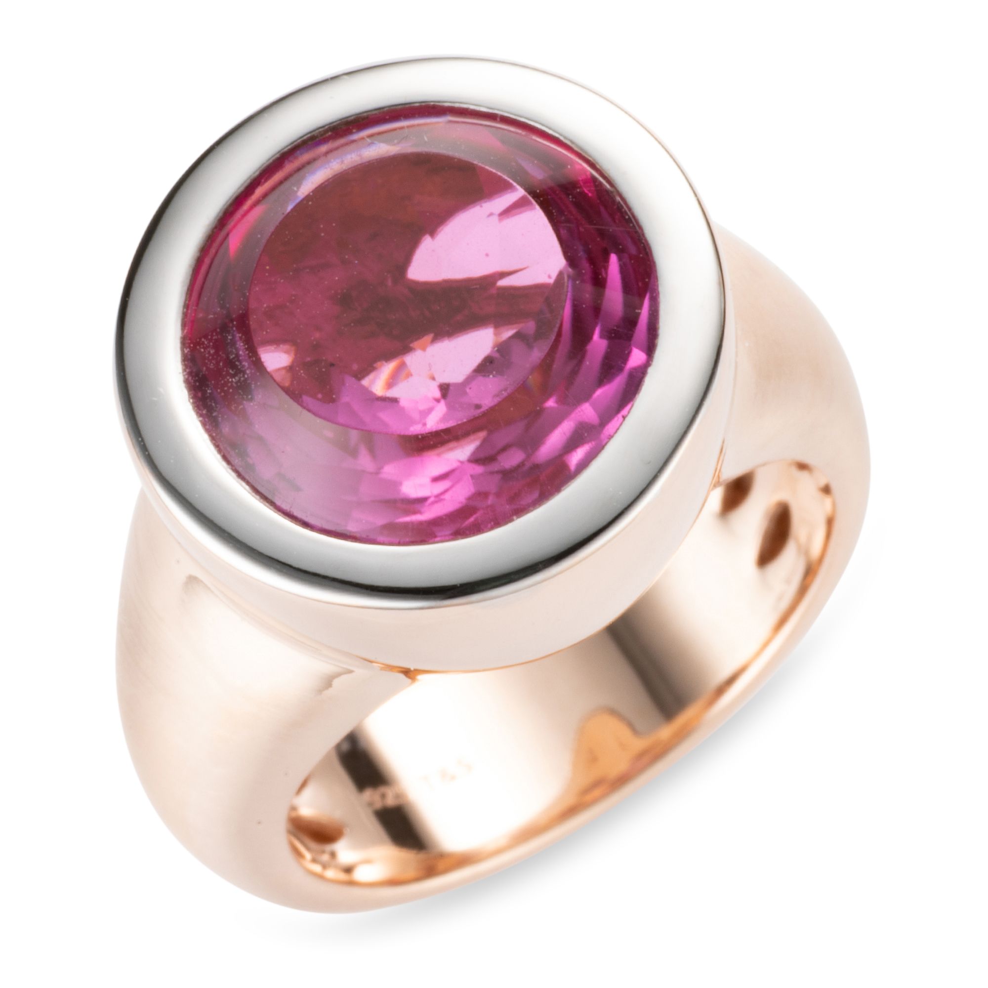 THOMAS & SOHN beh. Quarz min.6,00ct Ring Brillantschliff Silber 925