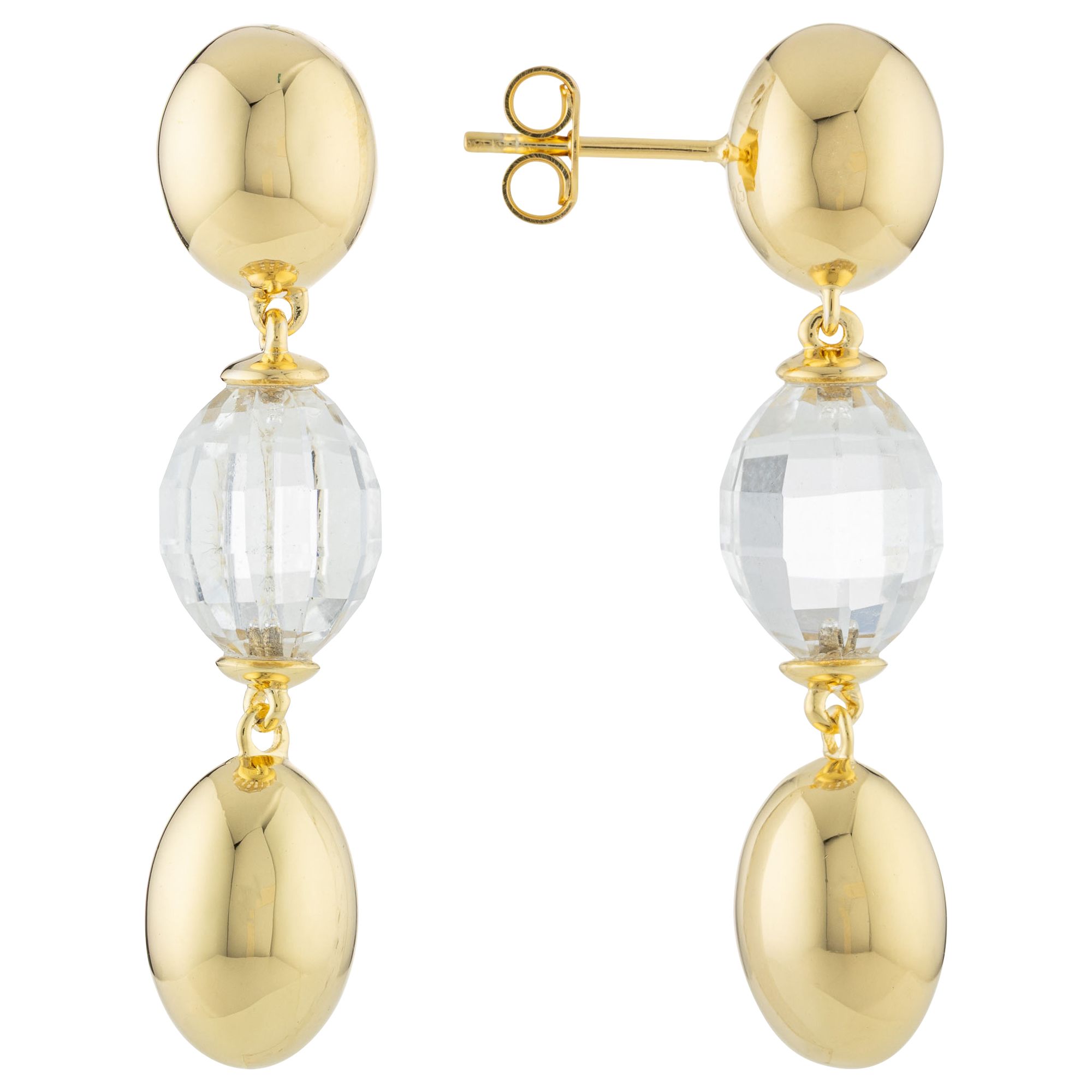 THOMAS & SOHN Edelsteine ca.13,00ct Ohrhänger facettiert Silber 925