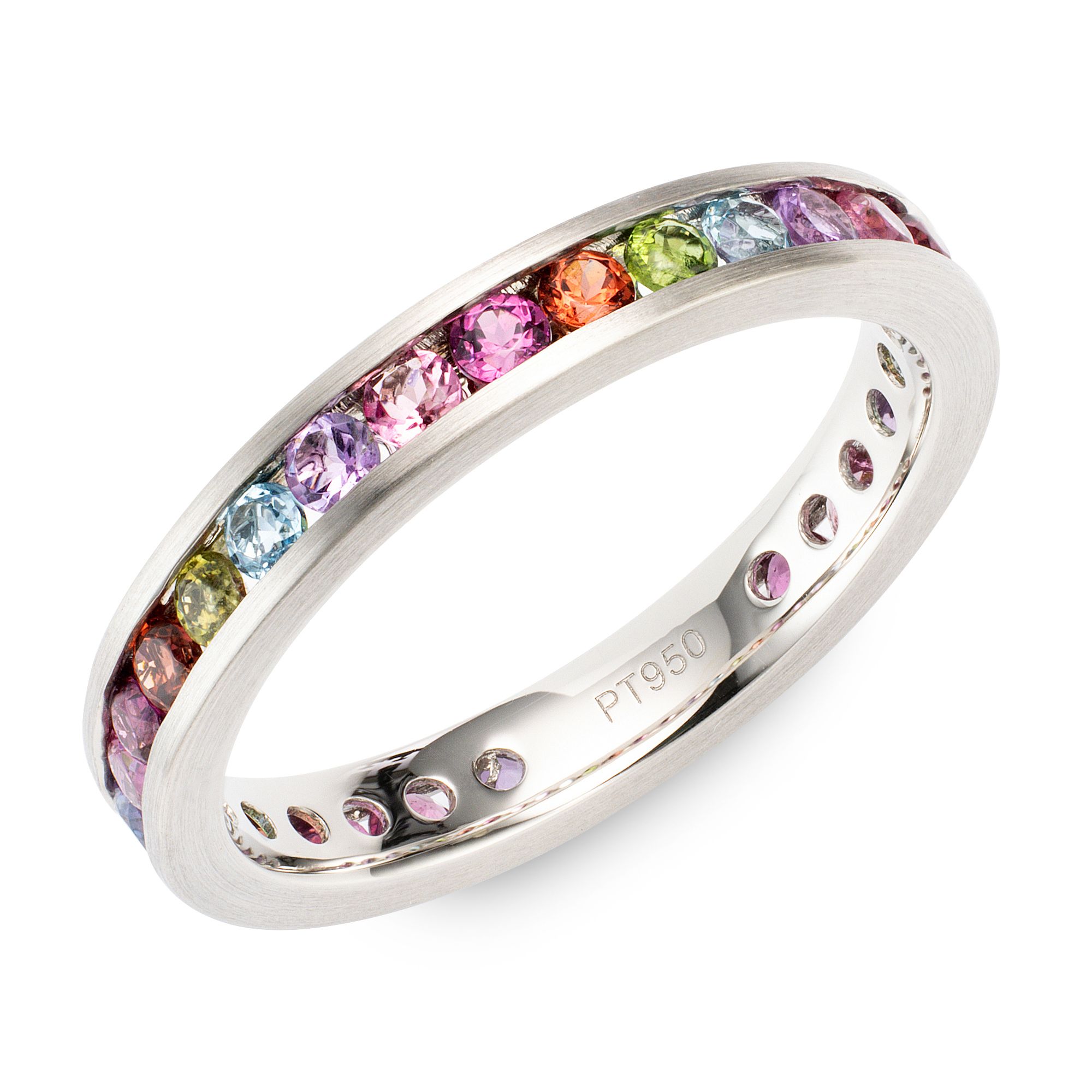 PLATINITY Eternity-Ring Edelsteine zus. mind. 1,25ct Platin 950
