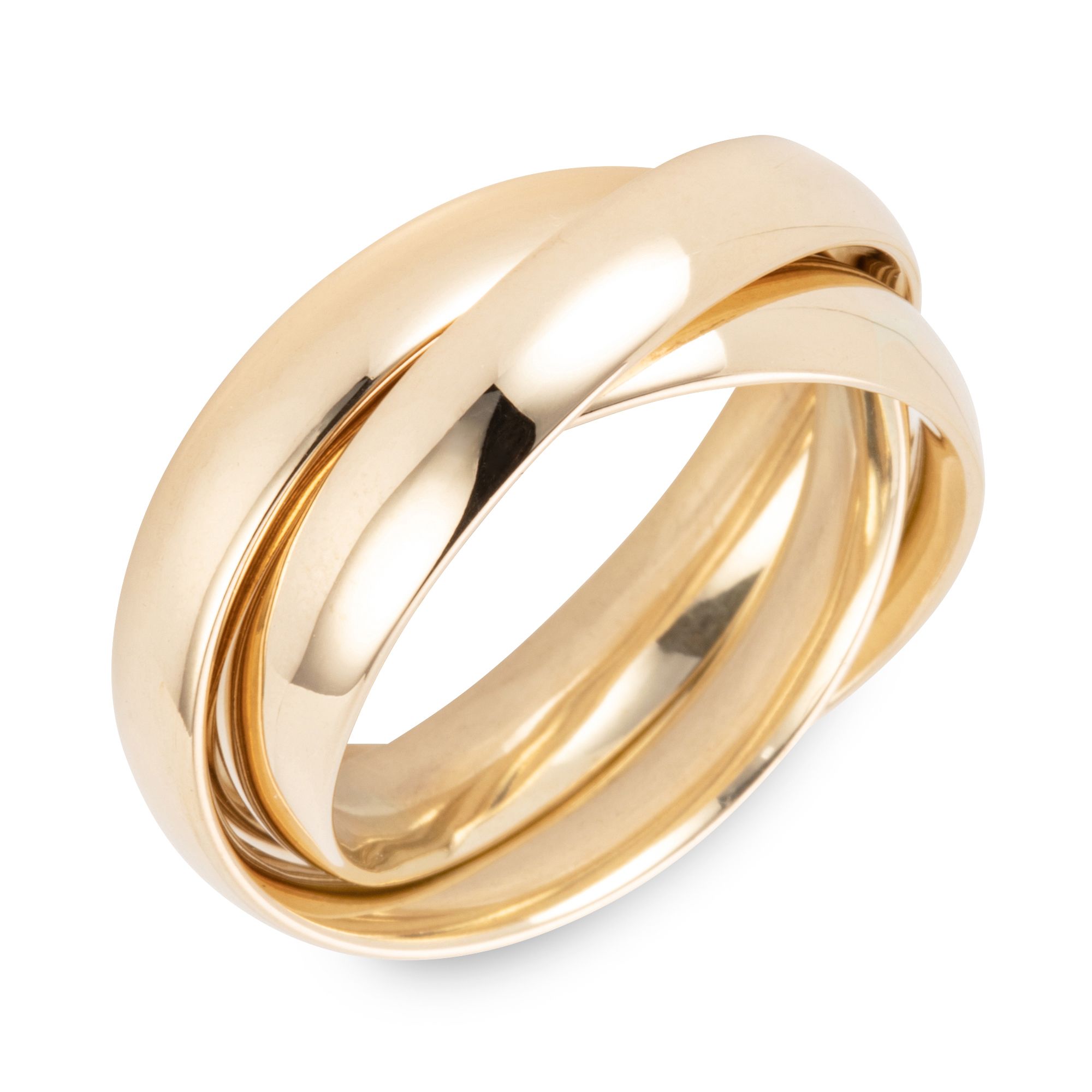 GOLDRAUSCH Roll-Ring poliert mind. 3,8g Gold 585