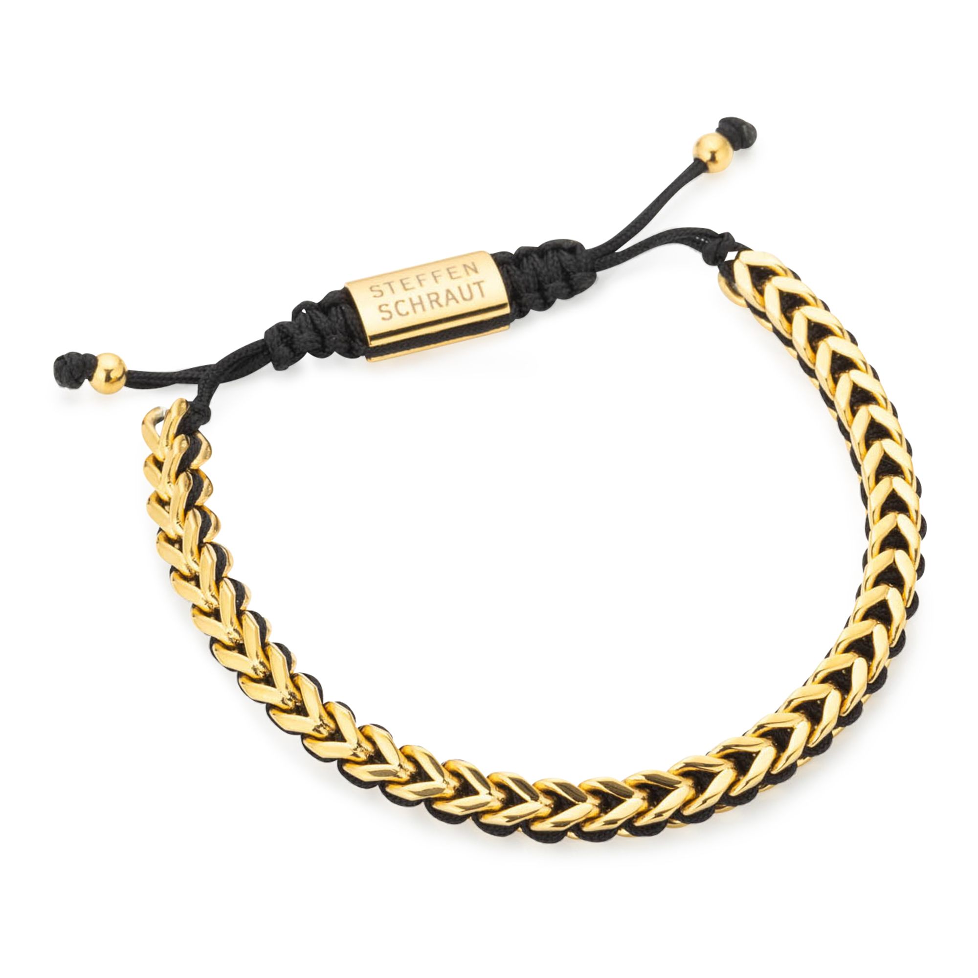STEFFEN SCHRAUT Armband Zugverschluss poliert Edelstahl