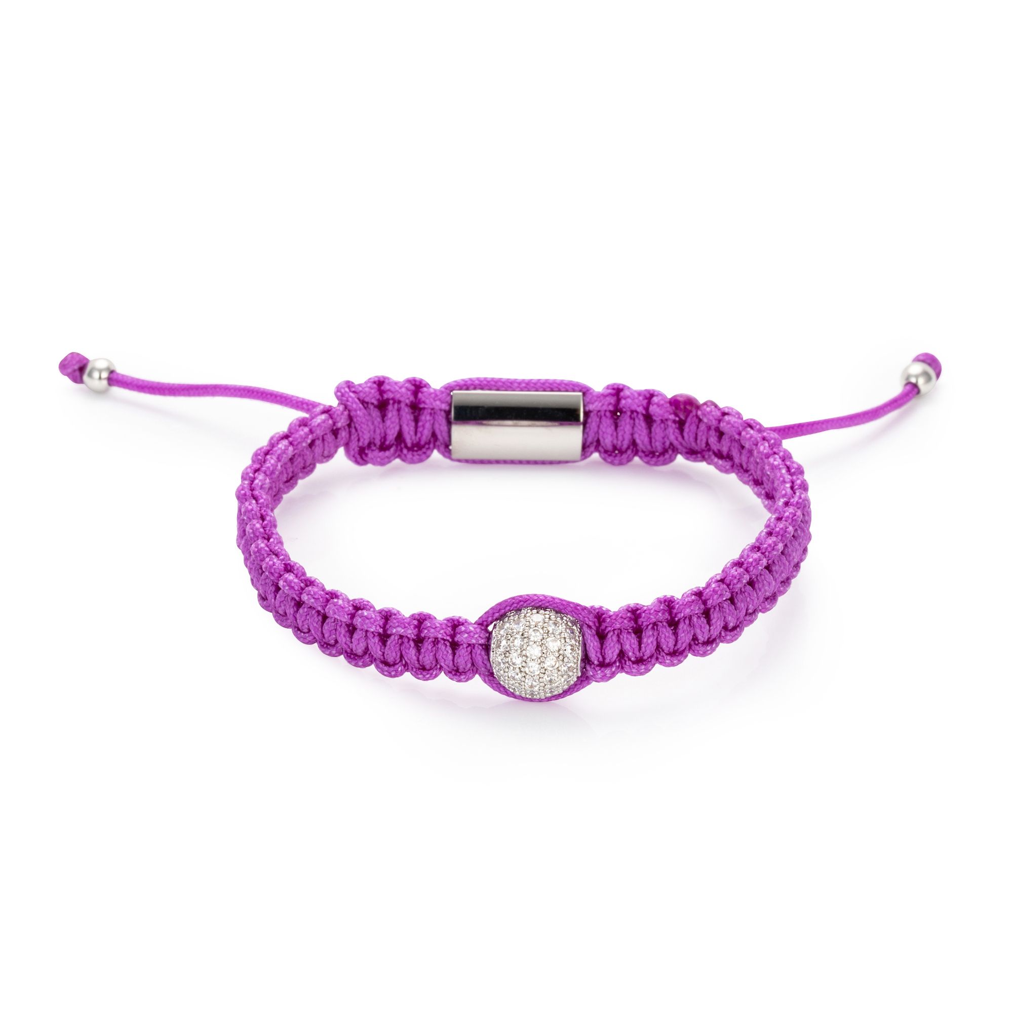 STEFFEN SCHRAUT Armband Makramee Zugverschluss Edelstahl