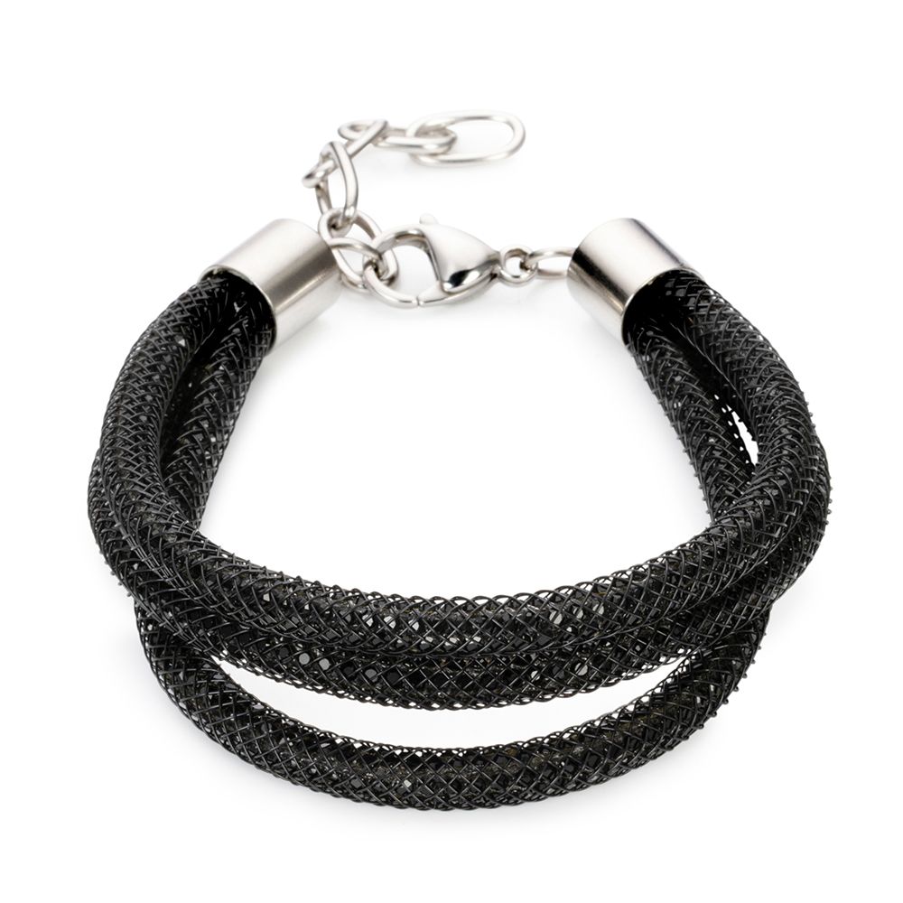 DINE 'N' Dance 3rhg Armband Glitzer Länge 17,5+4cm Modeschmuck
