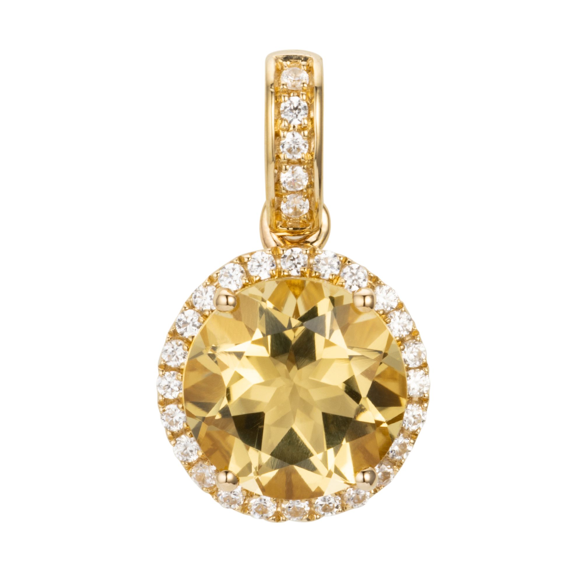 GOLDSCHMUCK FÜR MICH Anhänger Edelsteine zus. ca. 2,67ct Gold 585