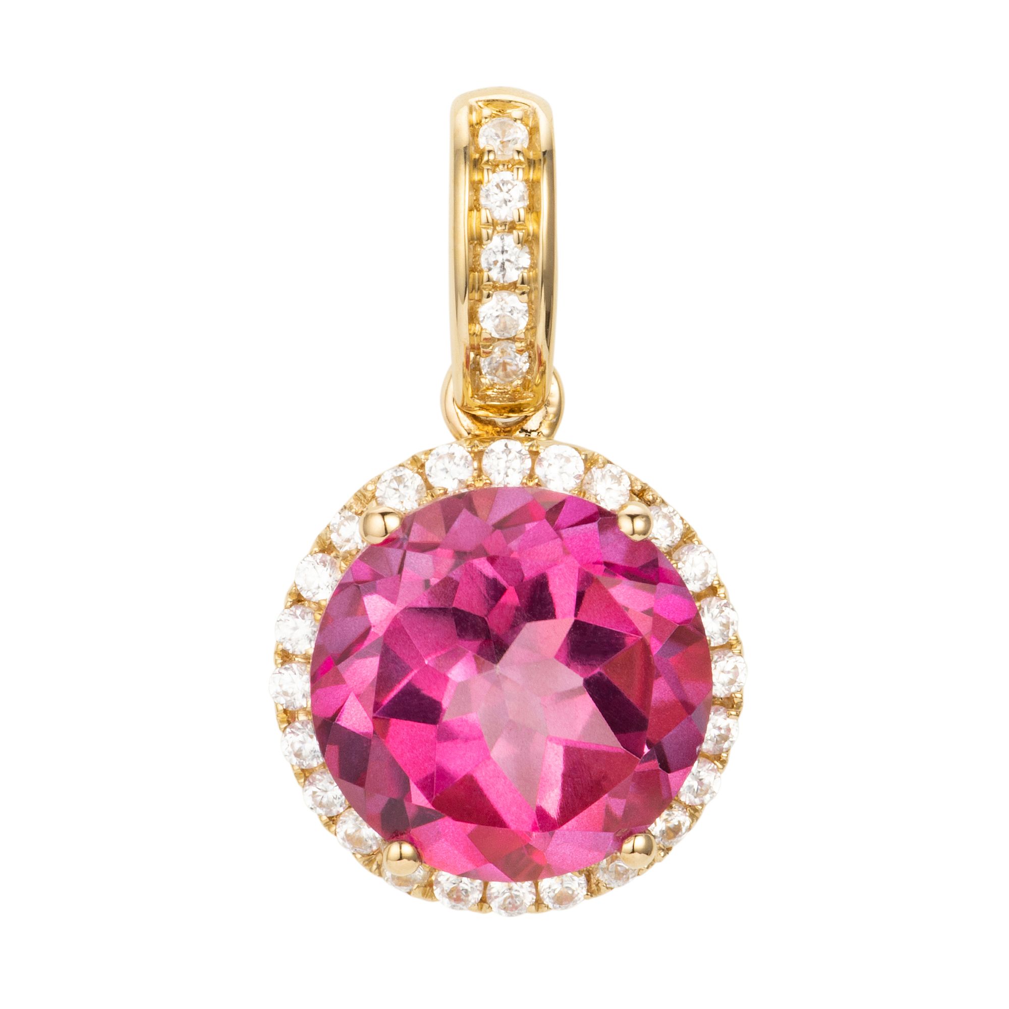 GOLDSCHMUCK FÜR MICH Anhänger Edelsteine zus. ca. 2,67ct Gold 585