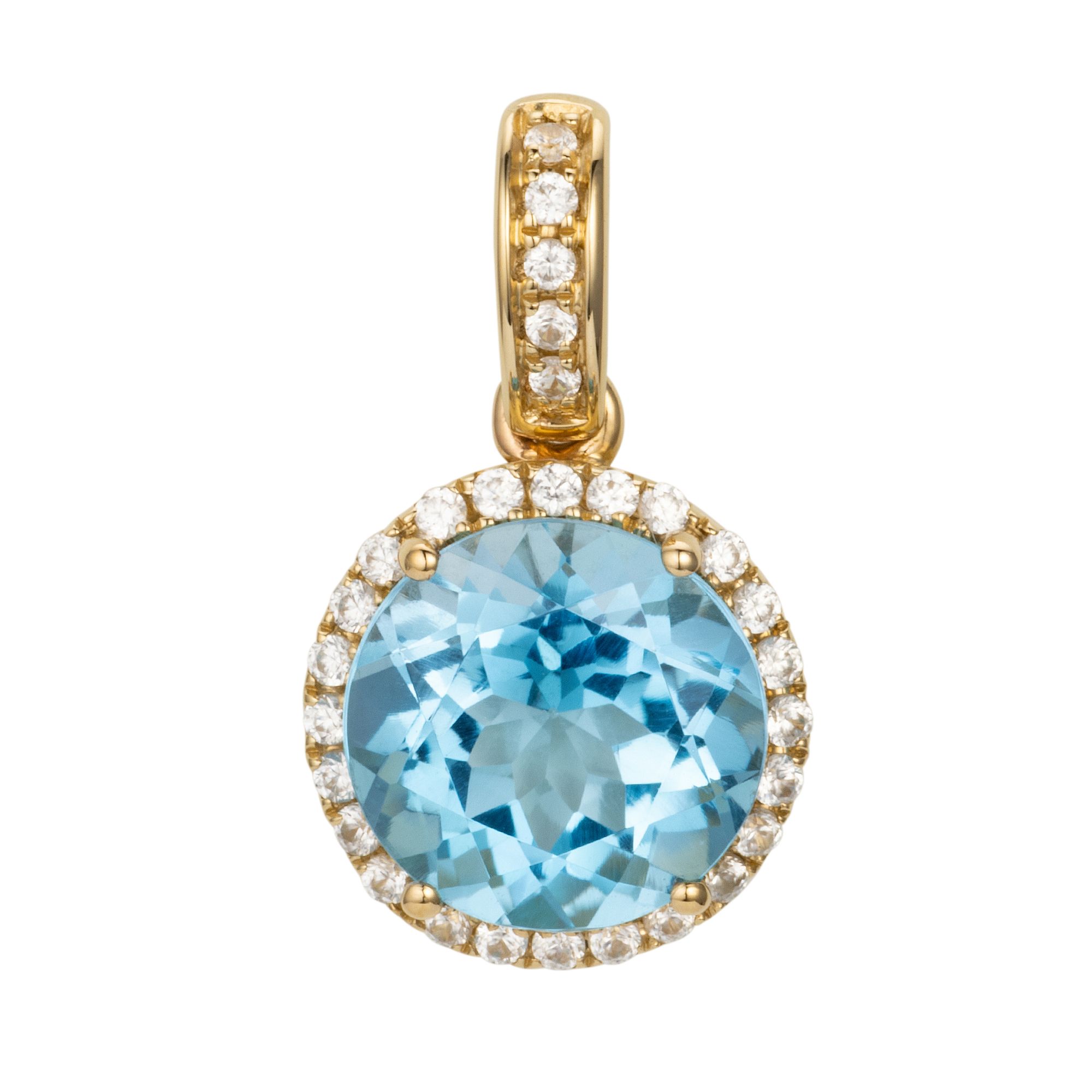 GOLDSCHMUCK FÜR MICH Anhänger Edelsteine zus. ca. 2,67ct Gold 585