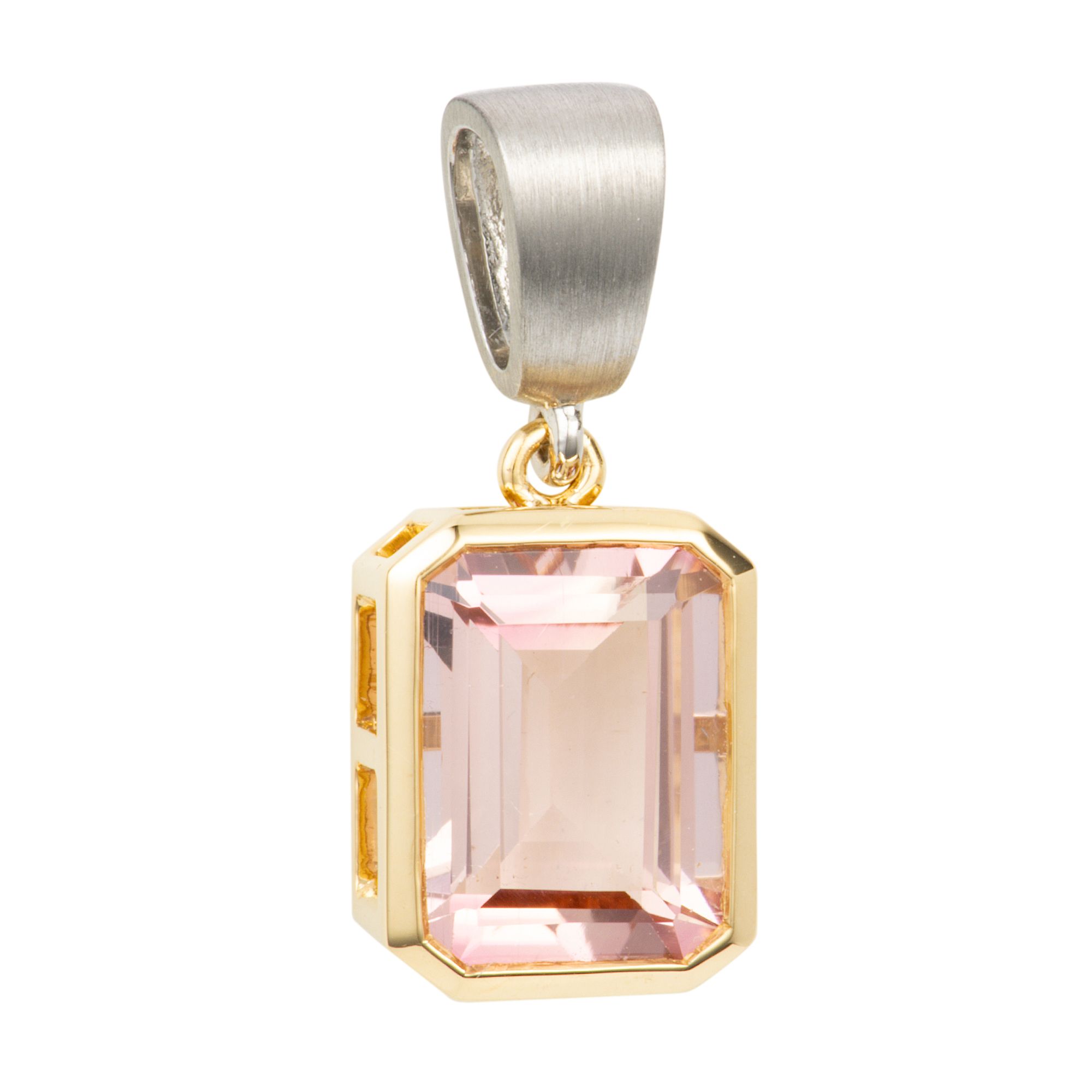 PLATINITY Anhänger 1 pink Turmalin ca. 1,60ct Platin 950/Gold 750