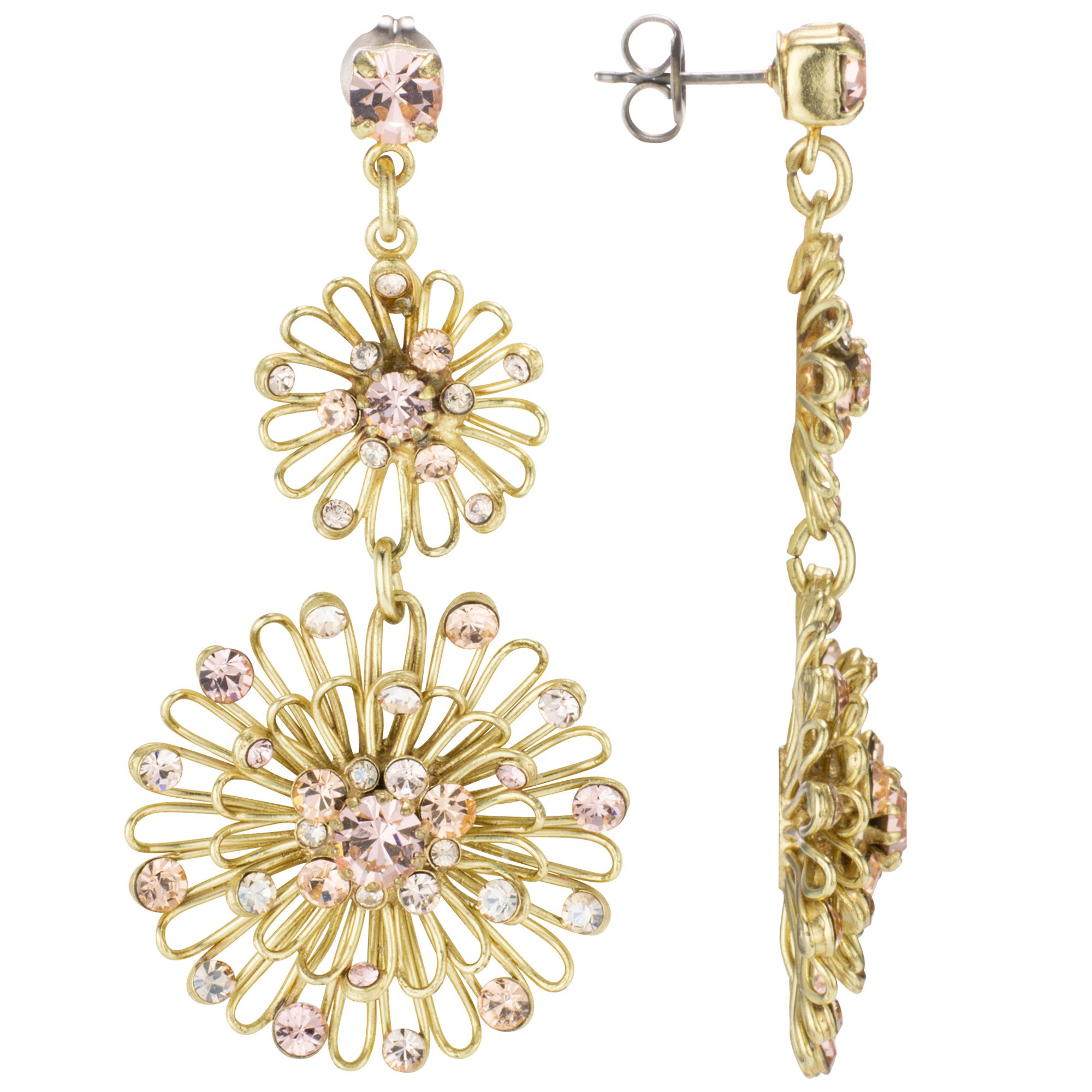 KONPLOTT Ohrhänger Distel Modeschmuck