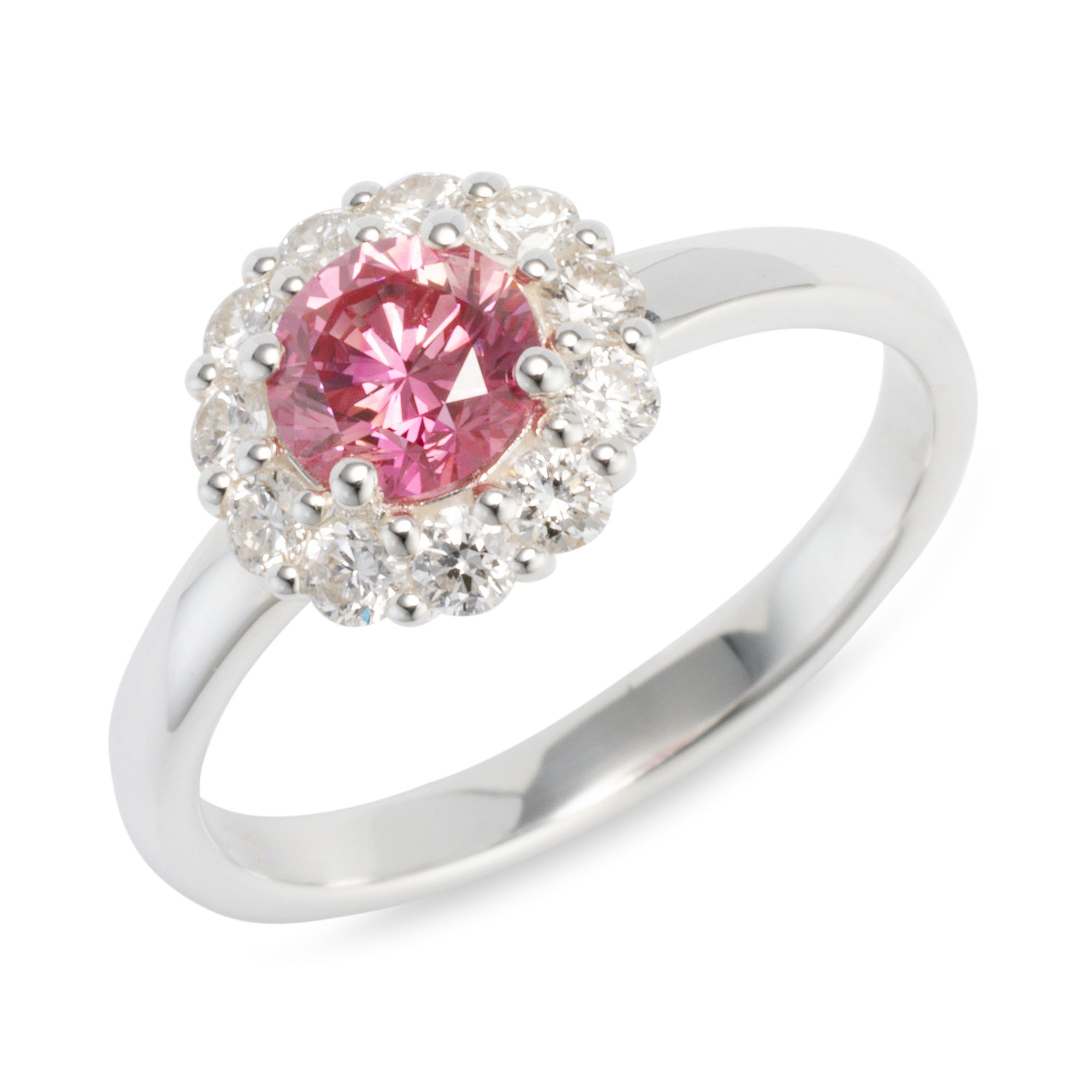 THOMAS & SOHN Lab Grown Brillanten ca.1,00ct Ring Silber Palladio