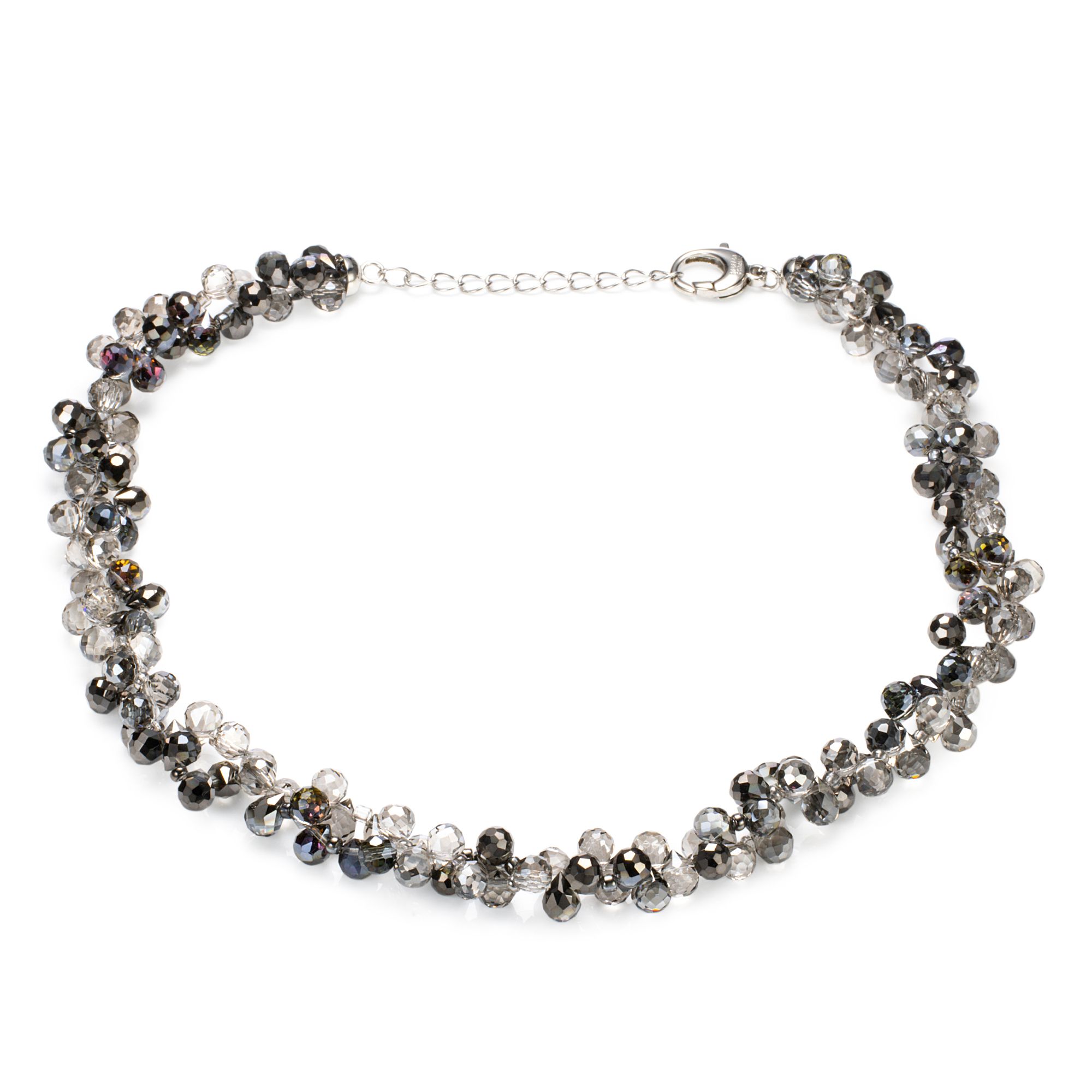 STEFFEN SCHRAUT Collier Glasperlen Länge ca. 45+5cm Modeschmuck