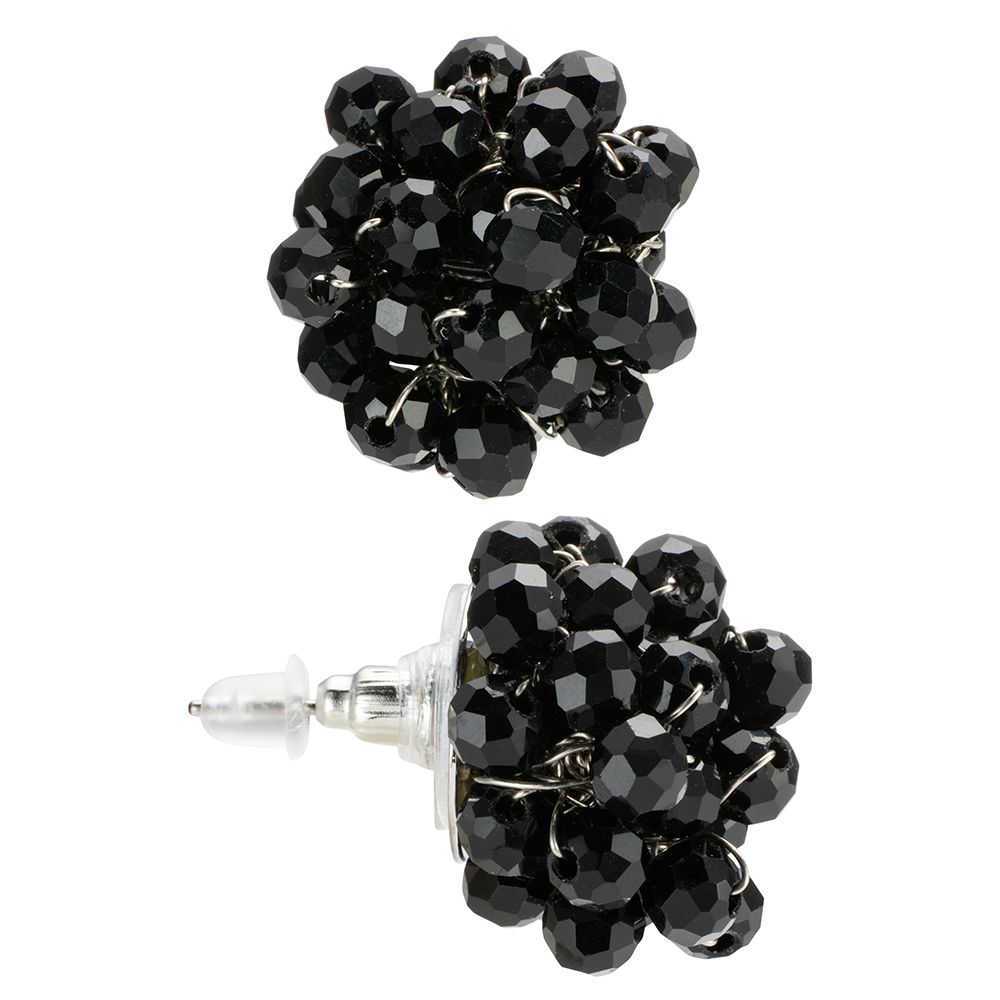 DINE 'N' Dance Ohrstecker Glaskugeln Modeschmuck