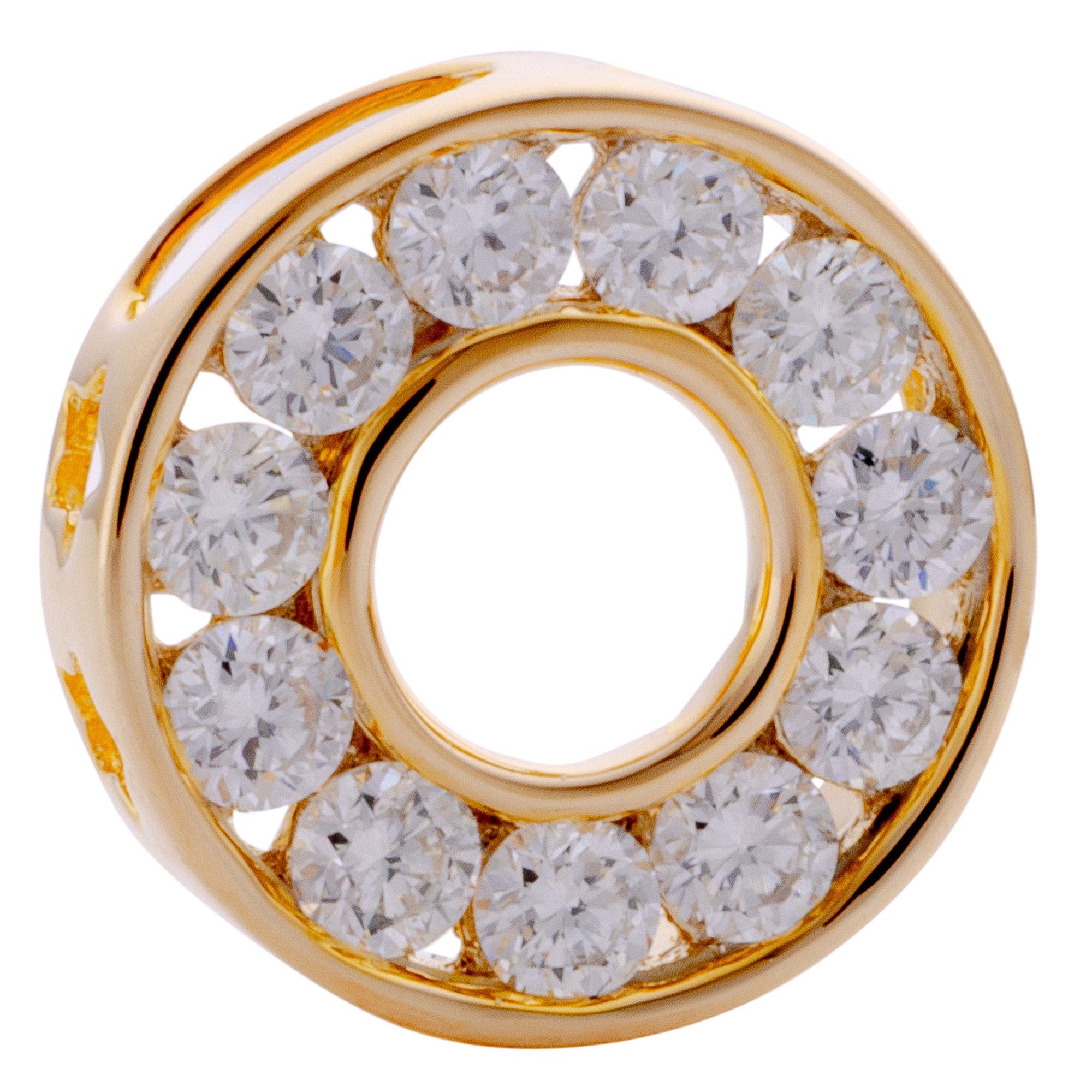 DIAMOUR Anhänger 11 Brillanten zus. ca. 0,30ct Gold 585