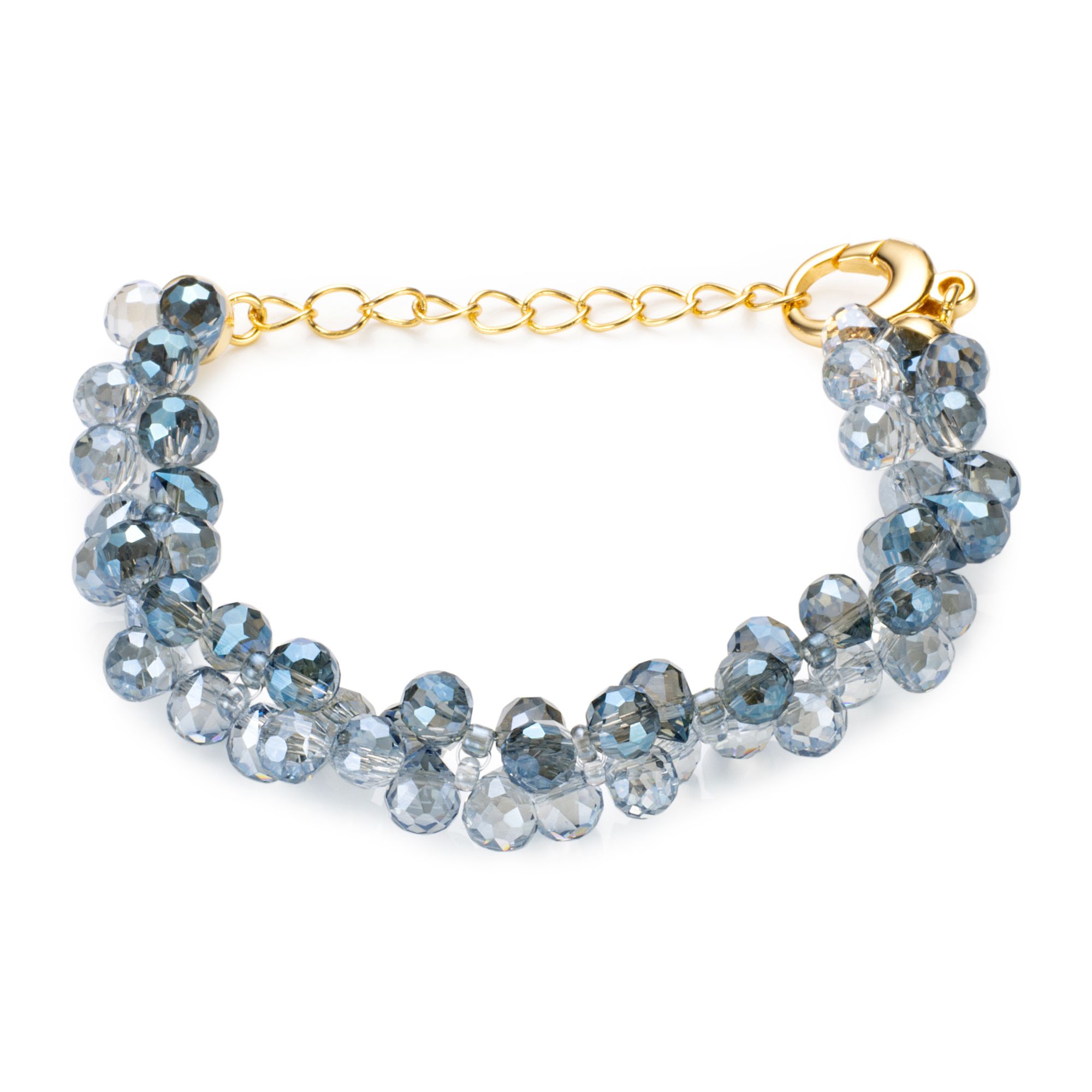 STEFFEN SCHRAUT Armband Glasperlen Länge ca. 17+5cm Modeschmuck