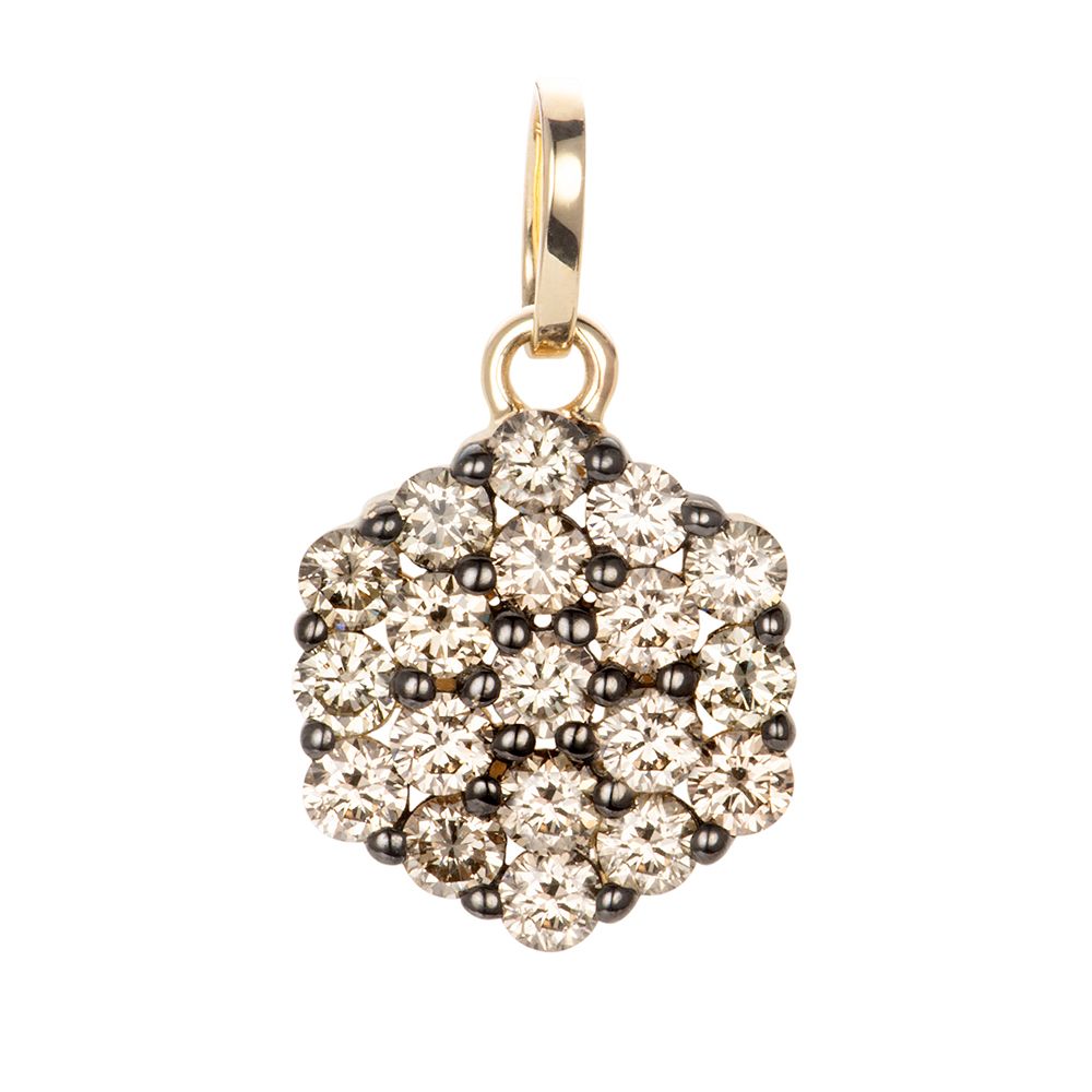 DIAMOUR Anhänger 19 Brillanten zus. ca. 0,70ct Gold 585