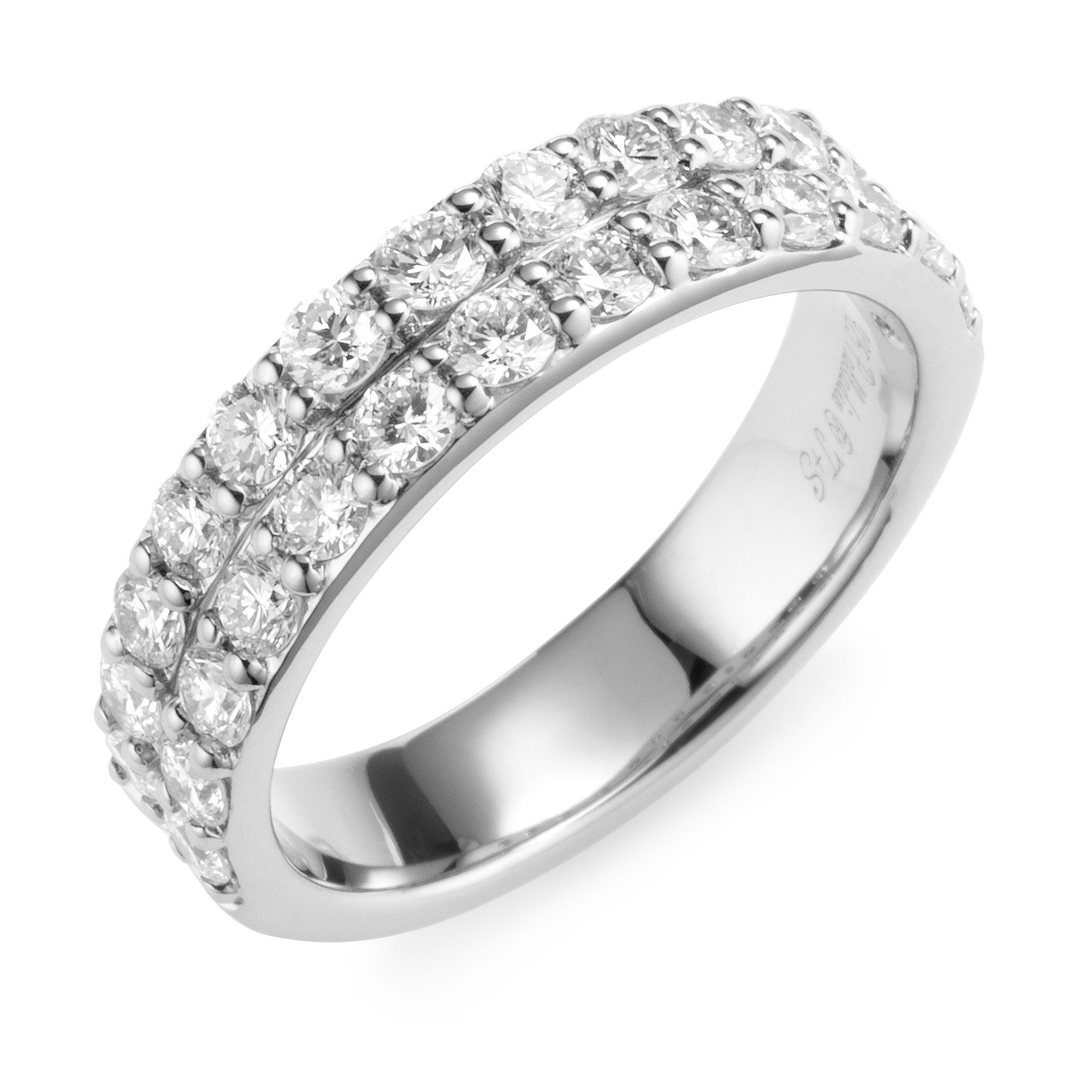 THOMAS & SOHN Lab Grown Brillanten ca.1,47ct Ring Silber Palladio