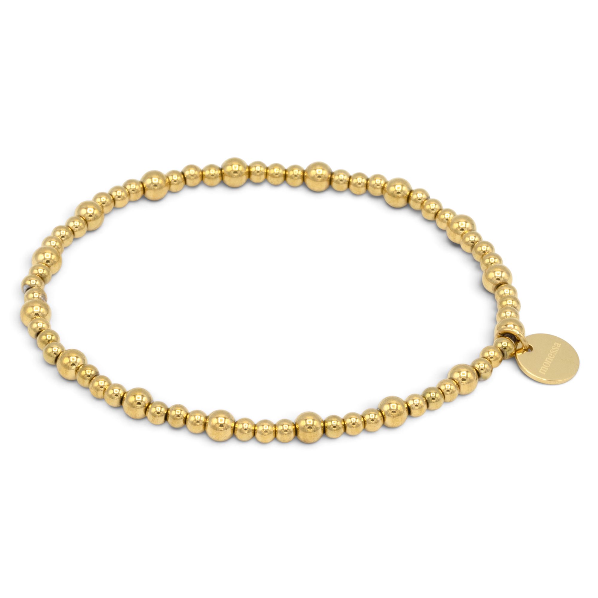 MONESSA Armband Edelstahl flexibel poliert