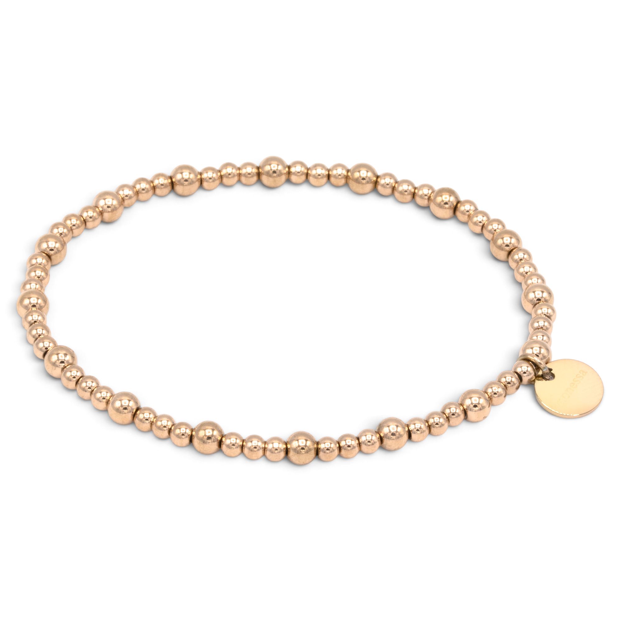 MONESSA Armband Edelstahl flexibel poliert