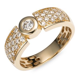 CANADIAN DIAMONDS Ring 37 Brillanten zus. ca. 0,70ct Gold 585