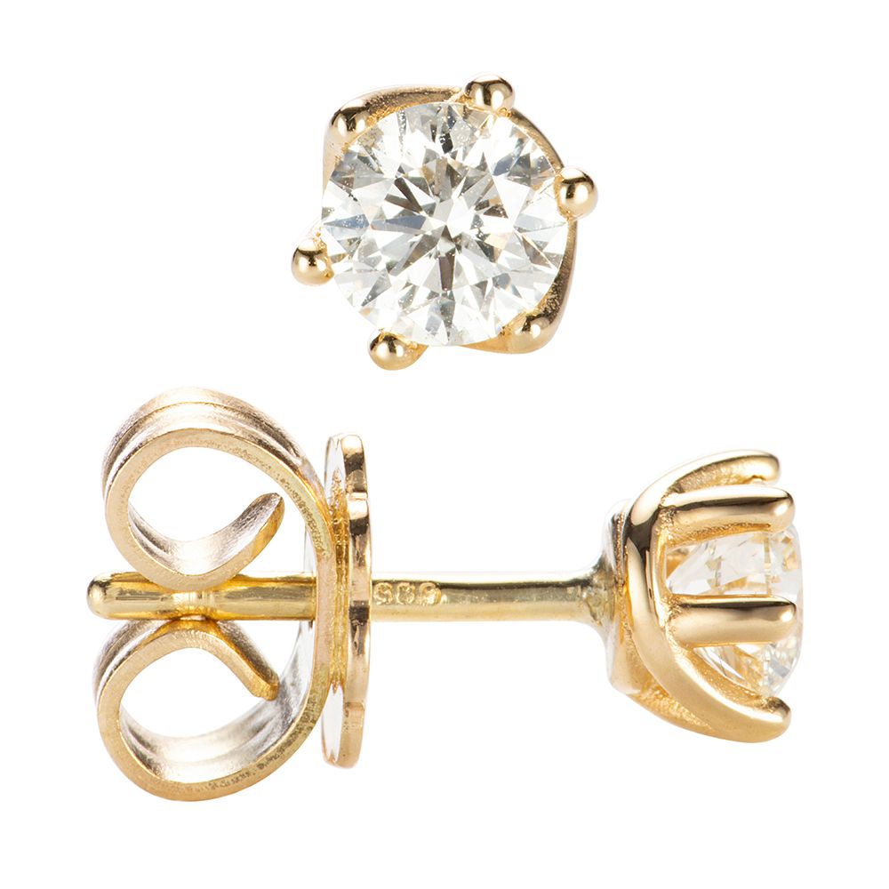 DIAMOUR Ohrstecker 2 Brillanten zus. ca. 0,50ct Gold 585