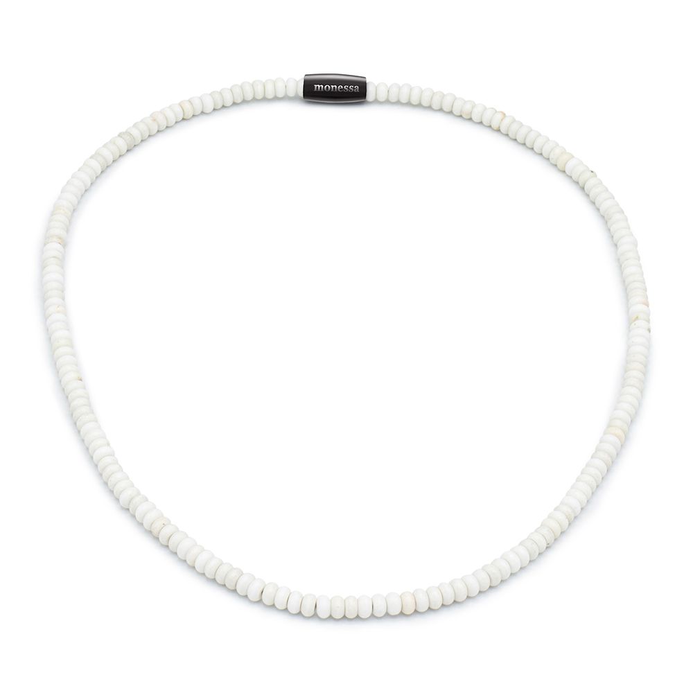 MONESSA Collier Edelsteine Magnetverschluß Edelstahl