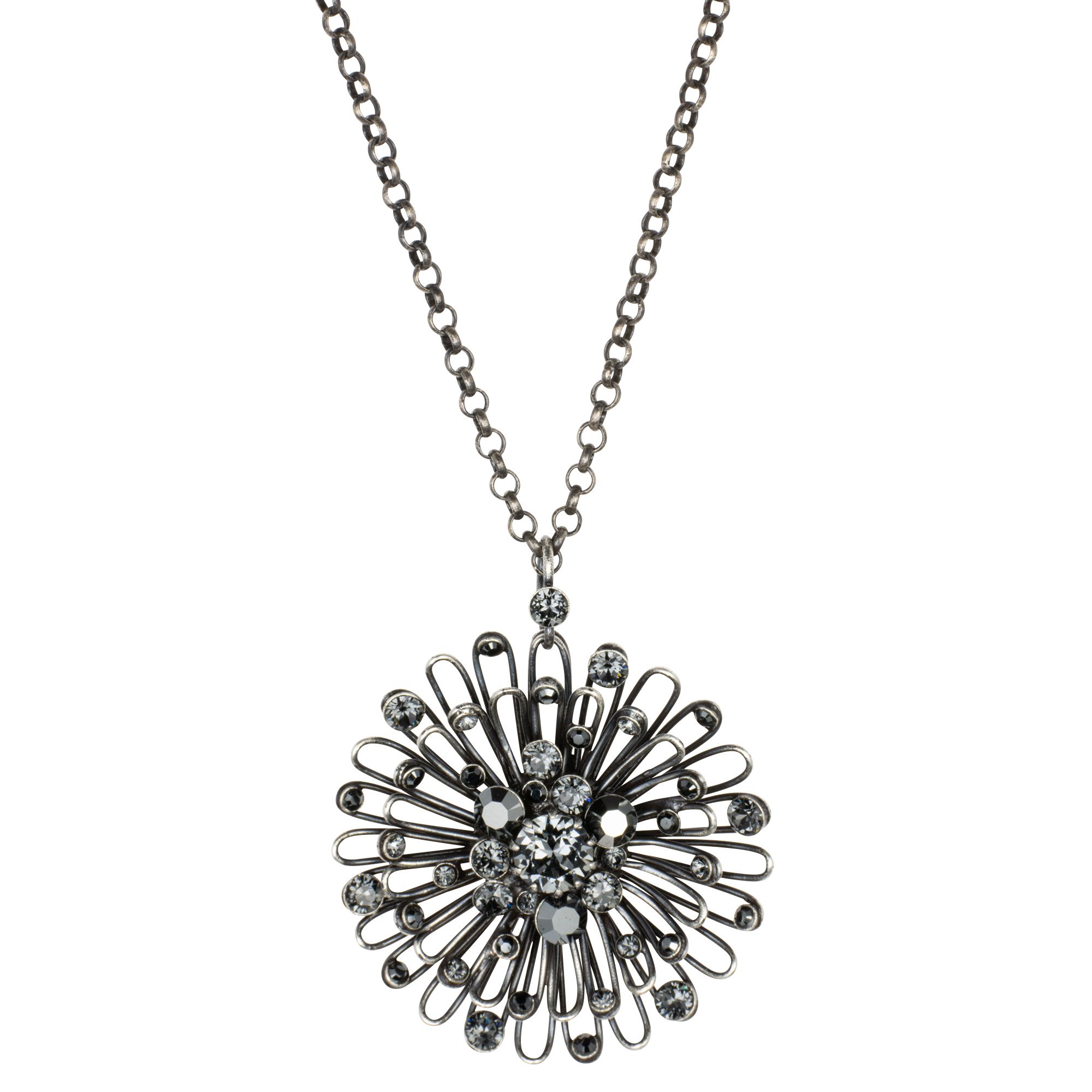 KONPLOTT Anhänger mit Kette Distel Modeschmuck