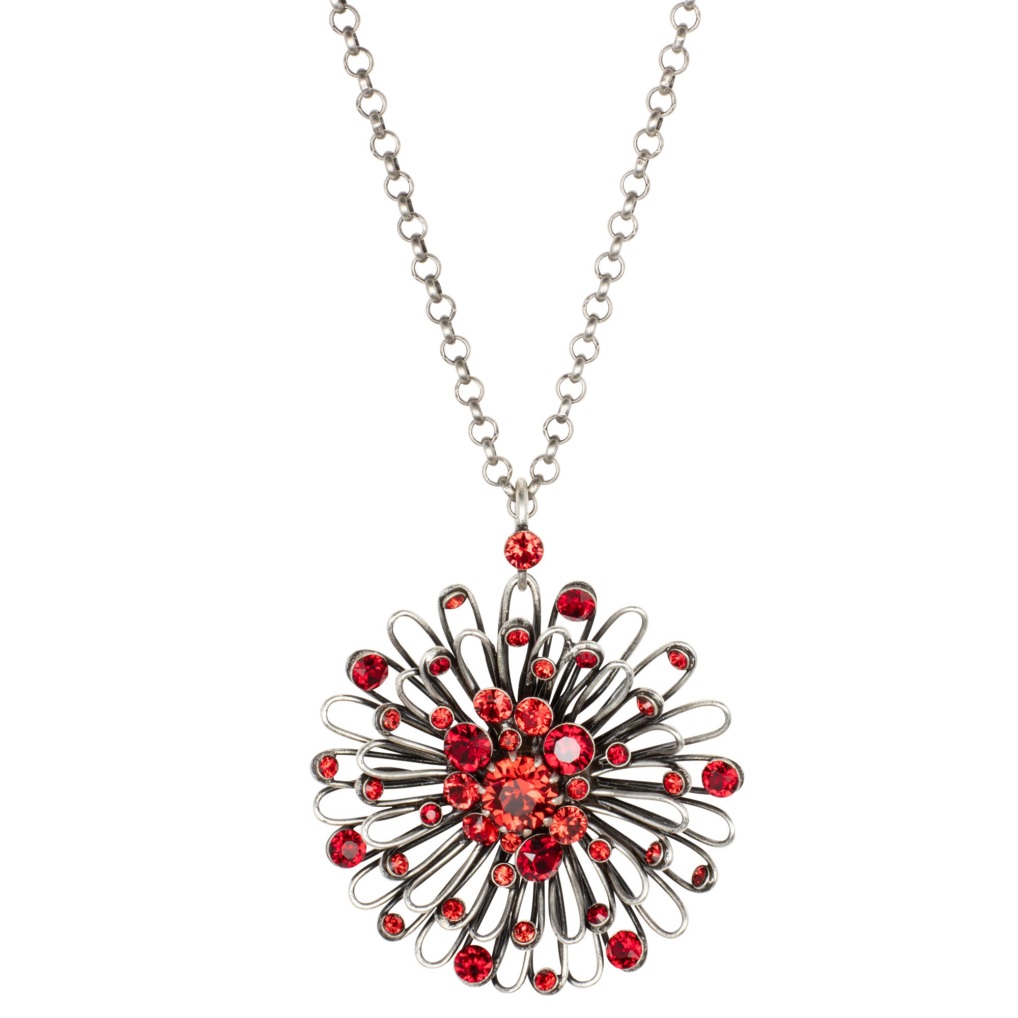 KONPLOTT Anhänger mit Kette Distel Modeschmuck