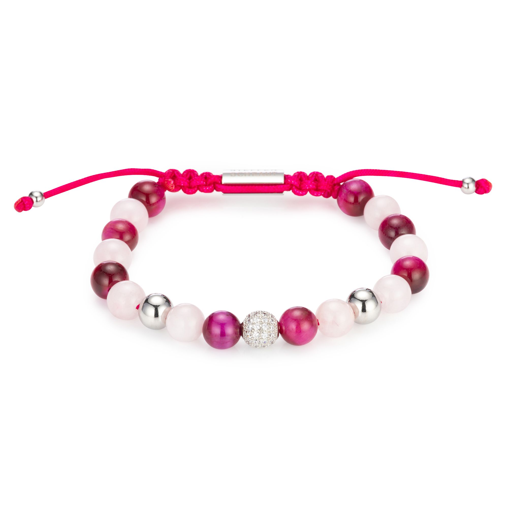 STEFFEN SCHRAUT Armband Edelsteine Zugverschluss Edelstahl