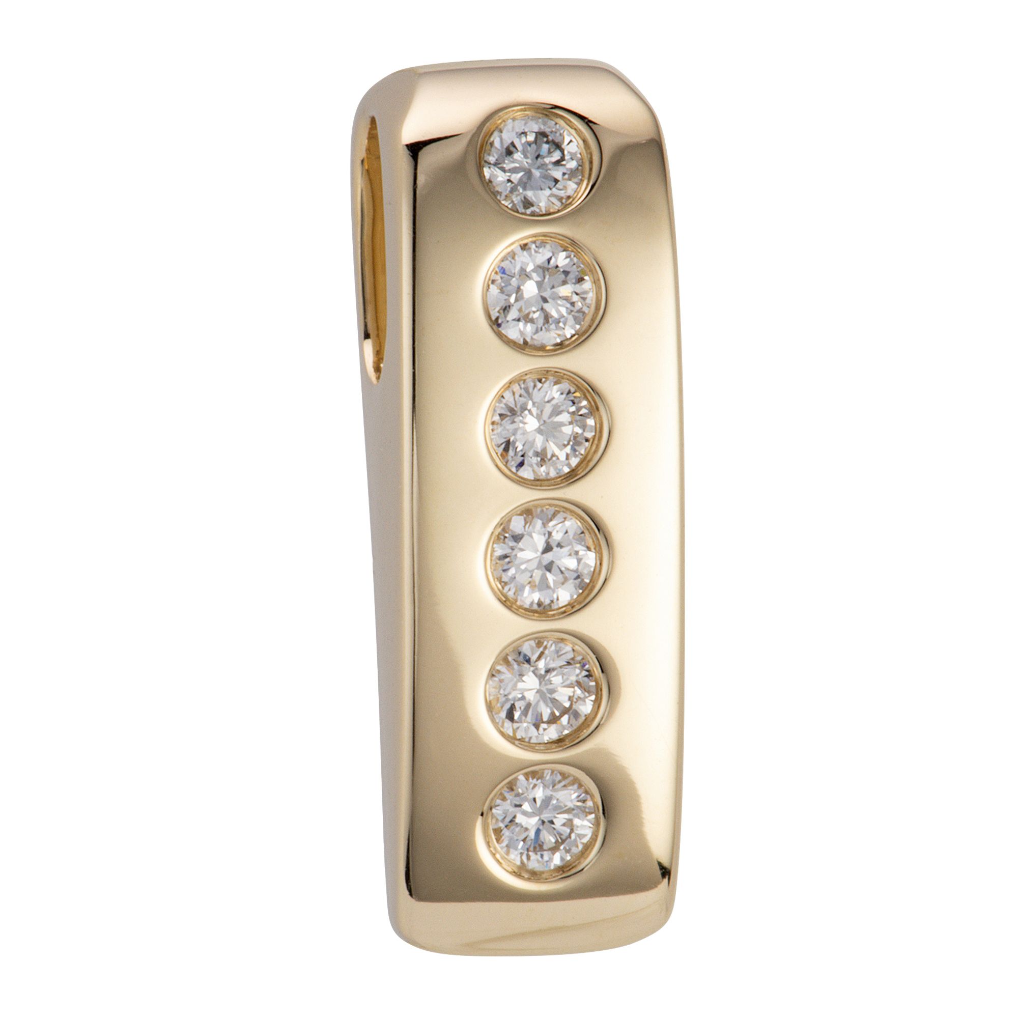 DIAMOUR Anhänger 6 Brillanten zus. ca. 0,15ct Gold 375
